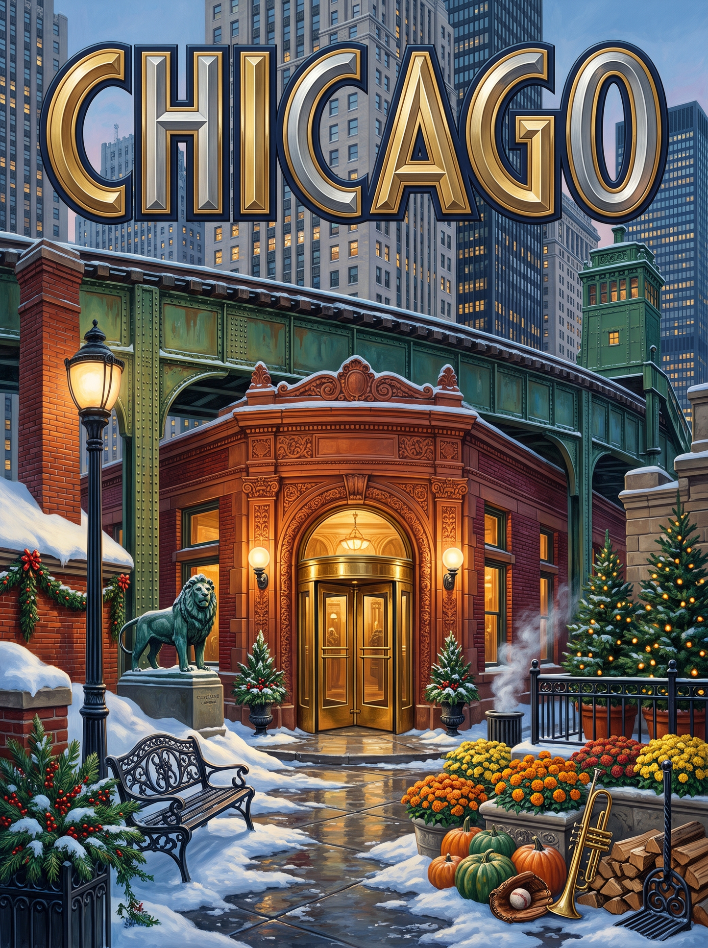 Chicago Terracotta Doorway