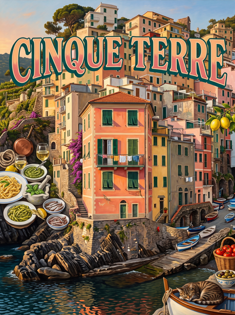 Cinque Terre Cliff Houses