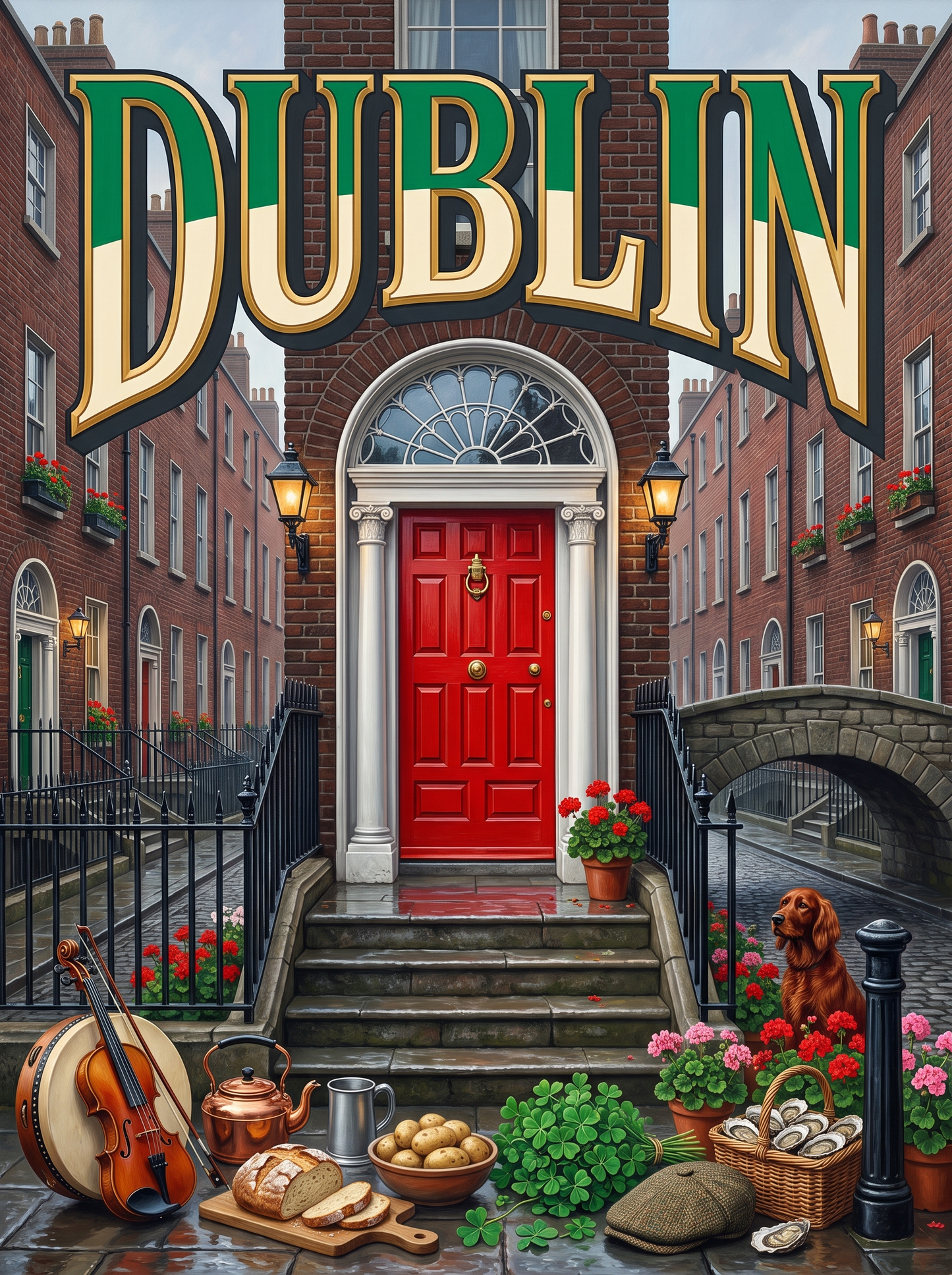 Dublin Georgian Door