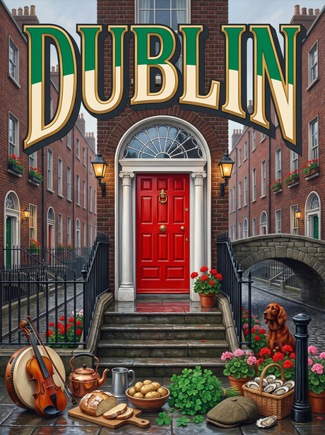 Dublin Georgian Door