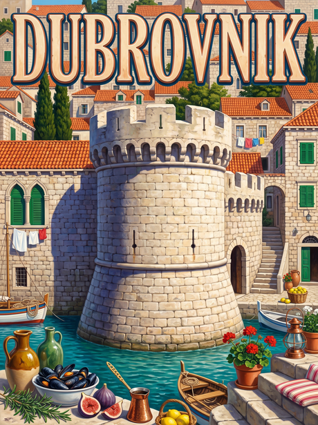 Dubrovnik City Wall Tower