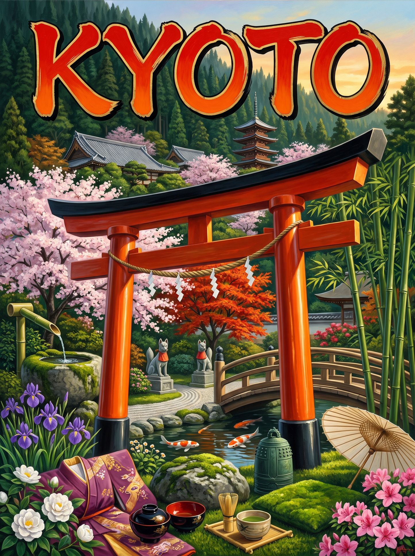Kyoto Torii Gate