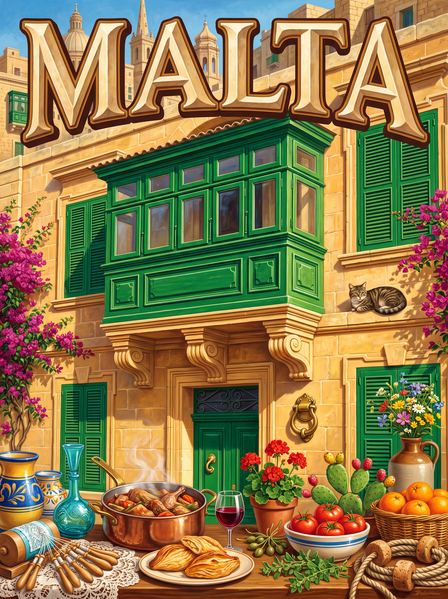 Malta Green Balcony