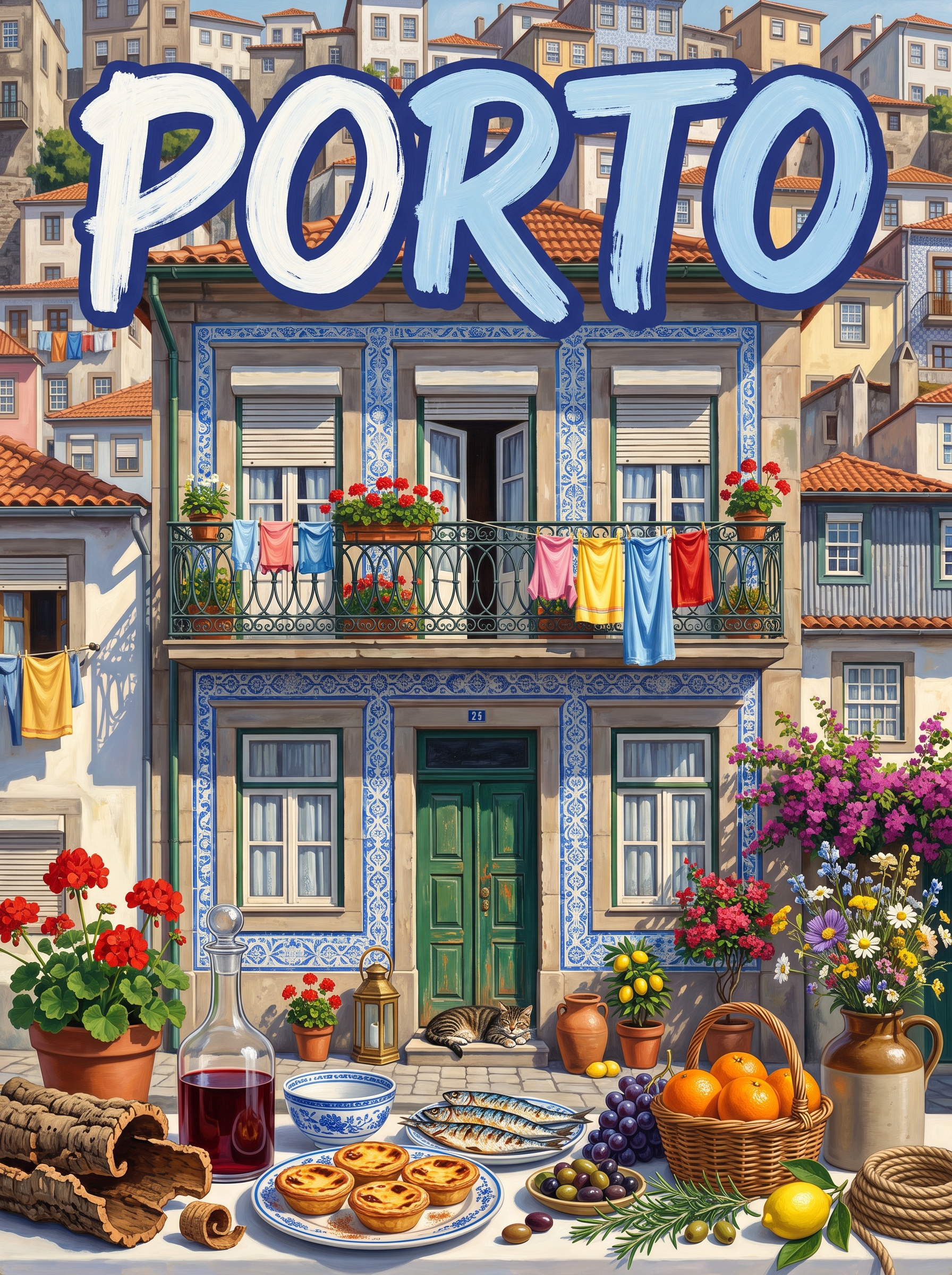 Porto Tiled Balcony