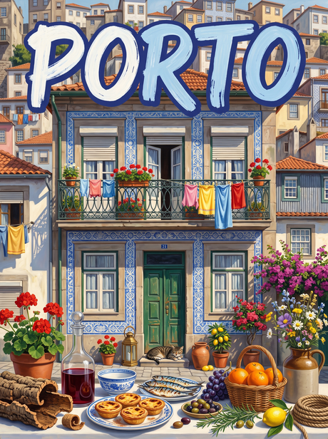 Porto Tiled Balcony
