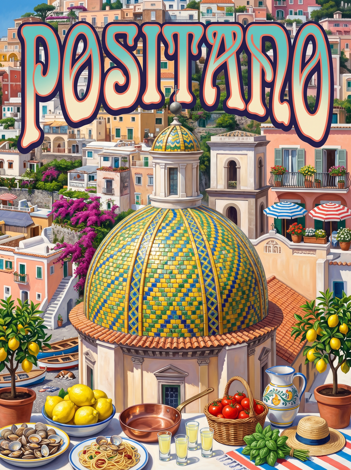 Positano Majolica Dome