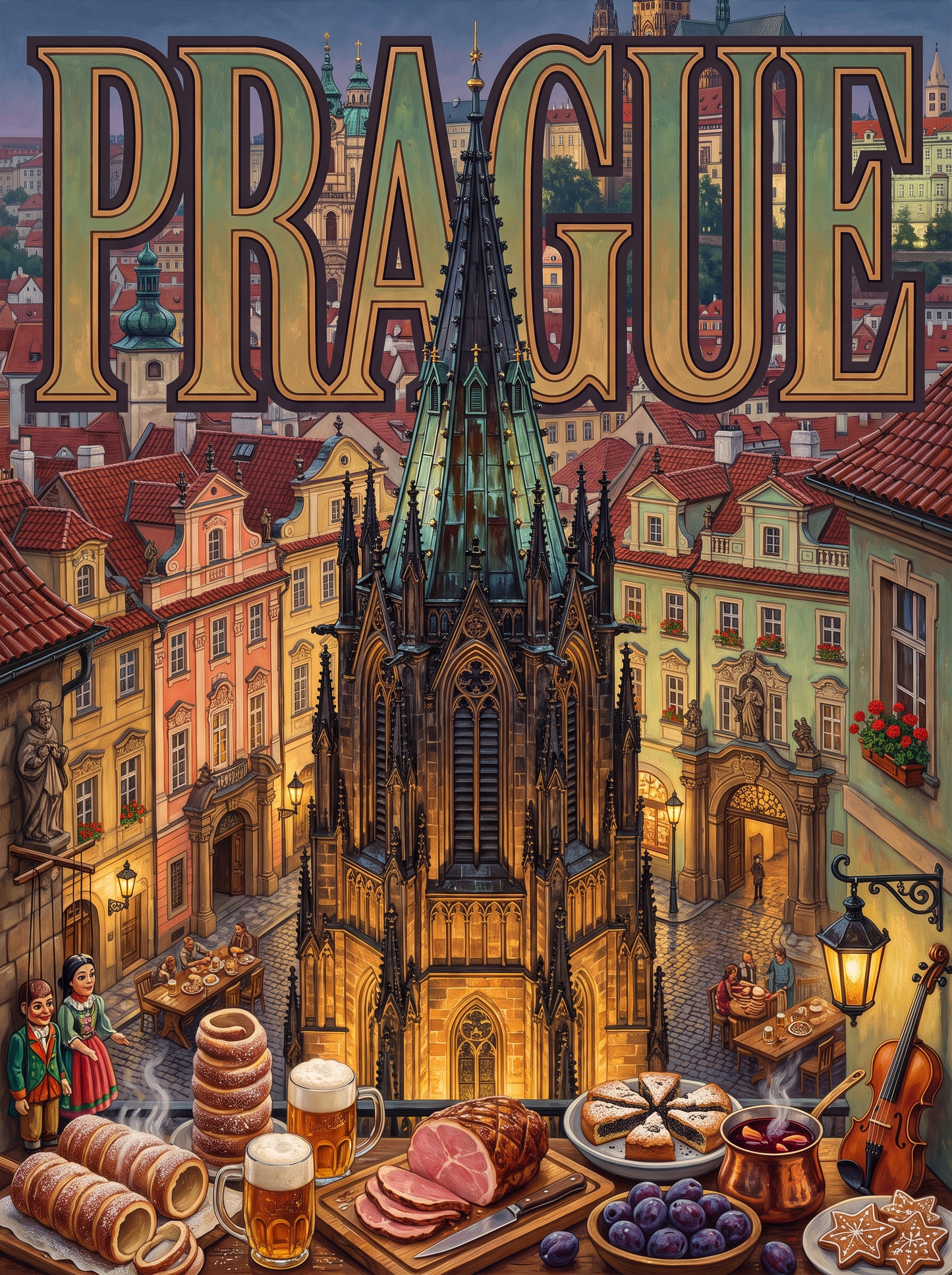 Prague Gothic Spire