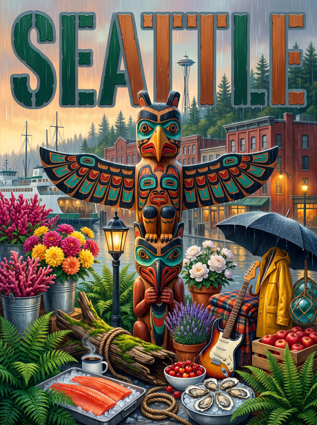 Seattle Waterfront Totem Pole