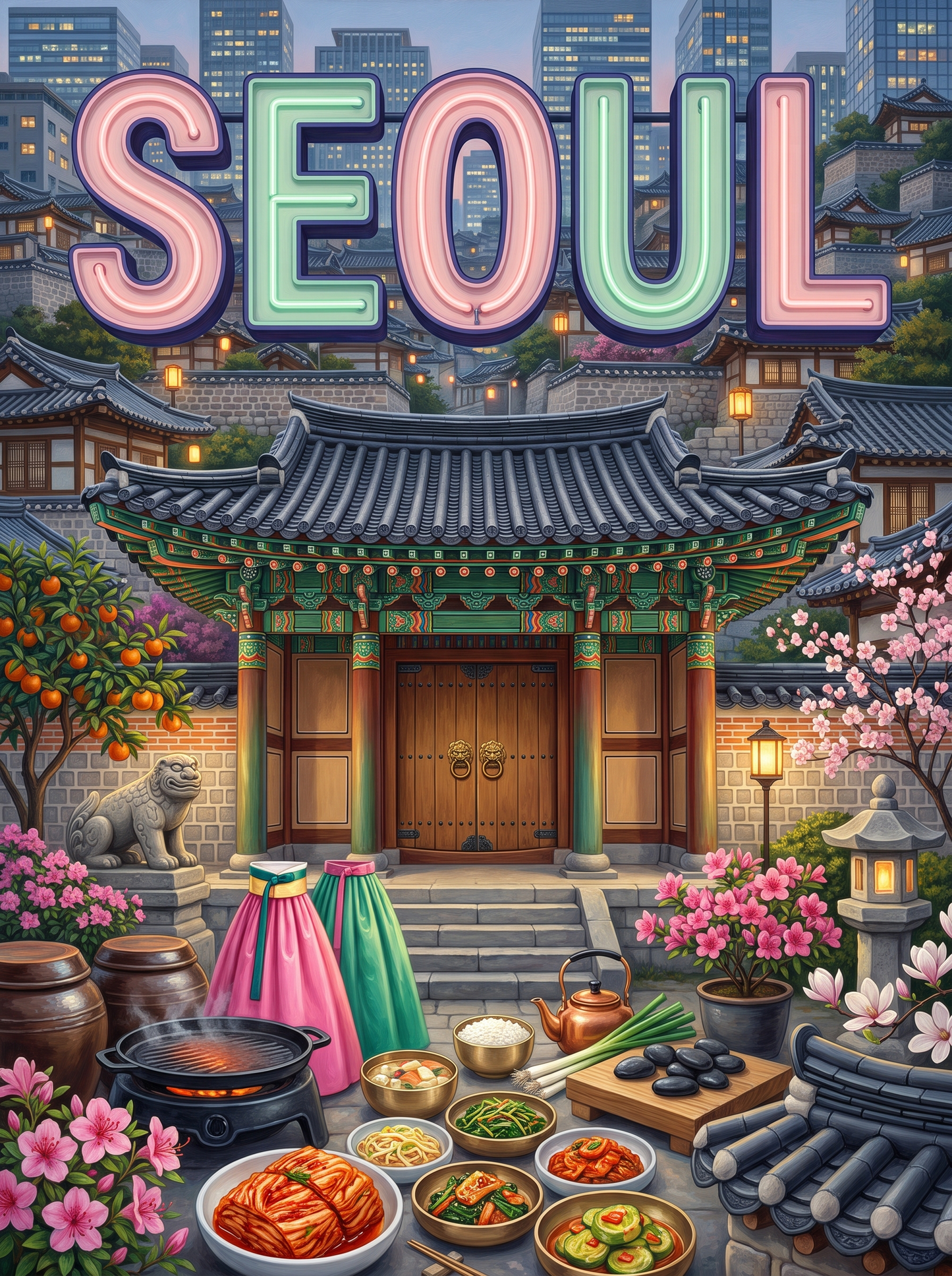 Seoul Hanok Gate