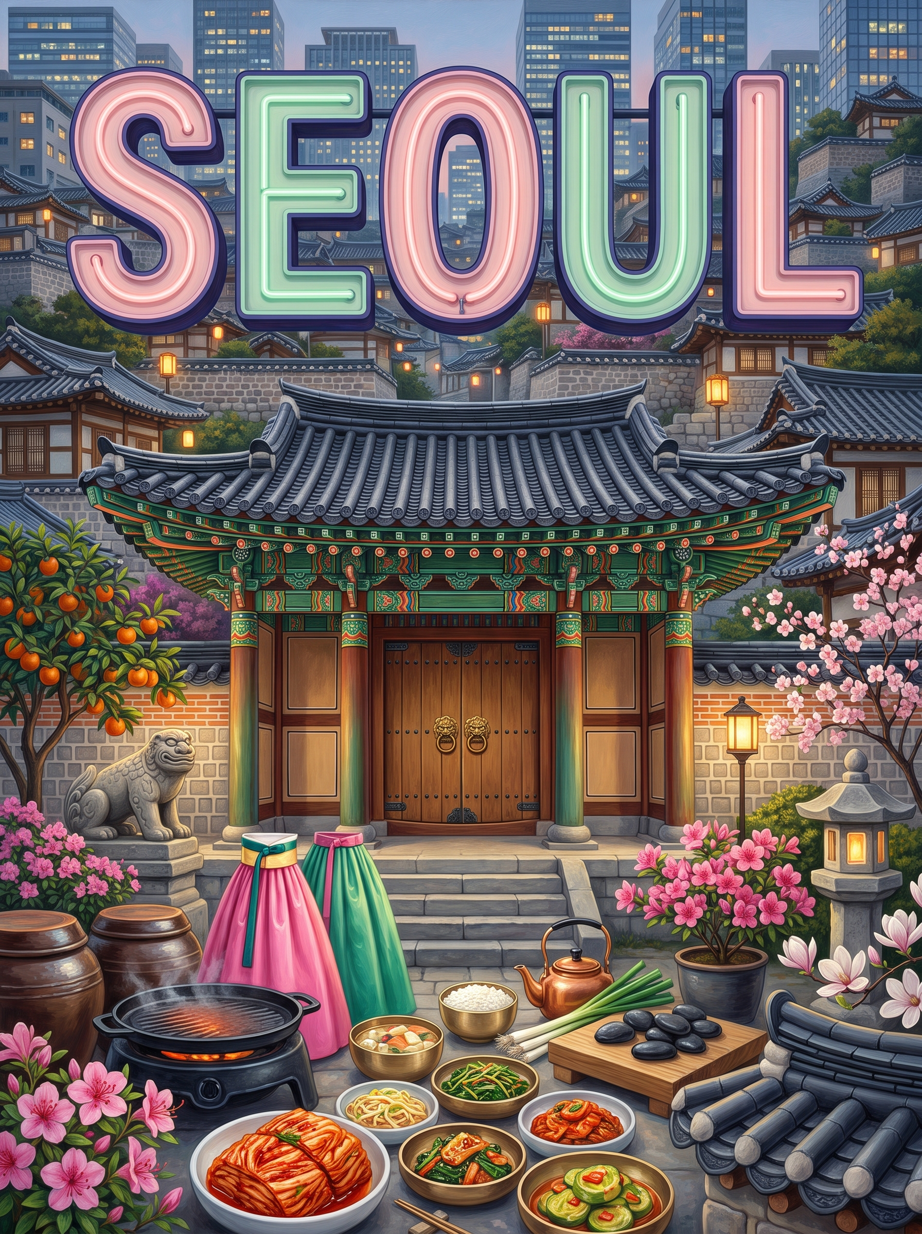 Seoul Hanok Gate