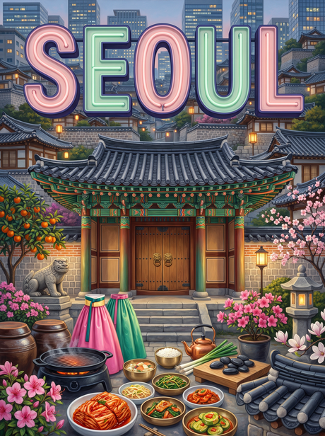 Seoul Hanok Gate