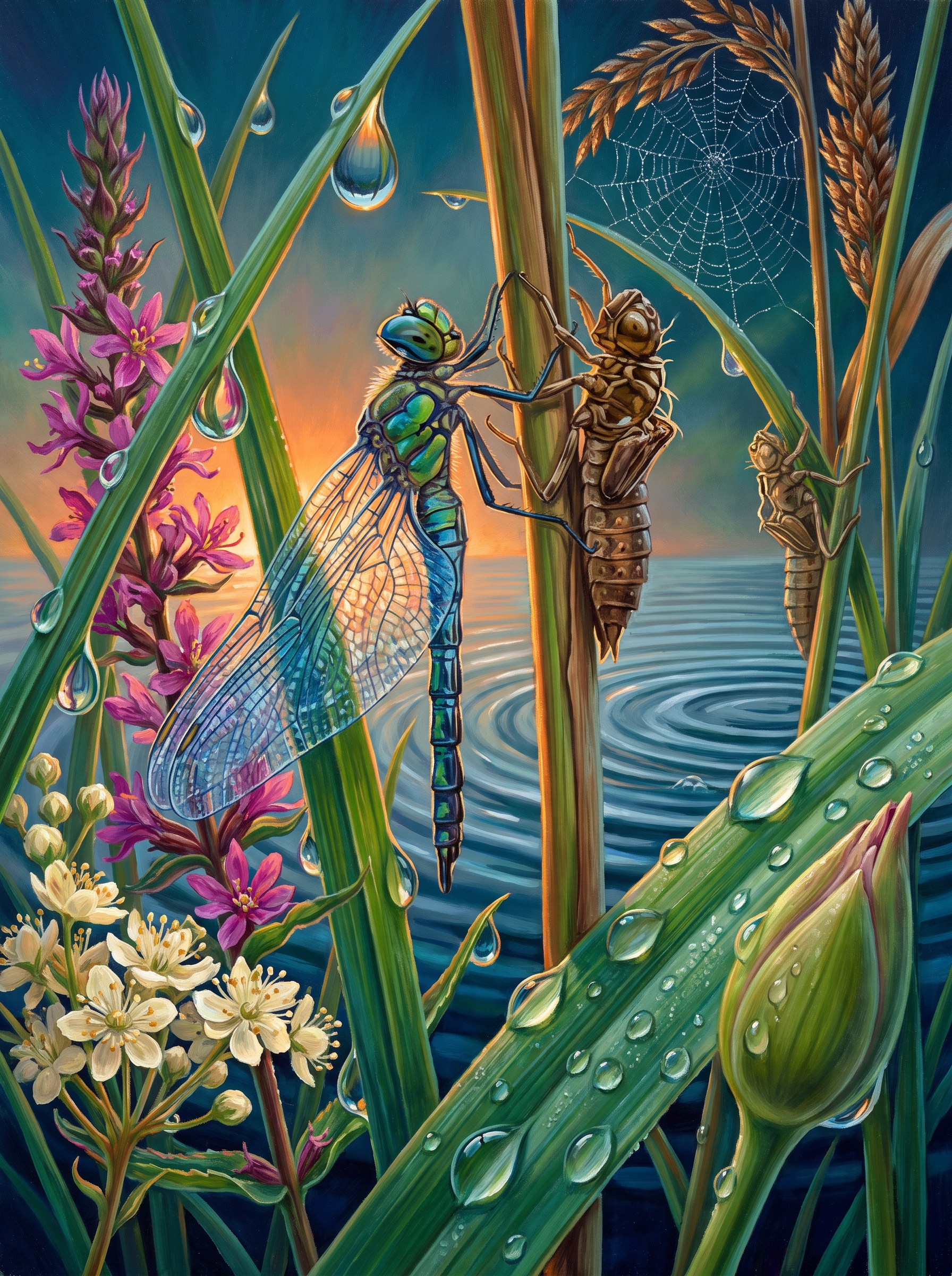 The Dragonfly Leaves Her Shell