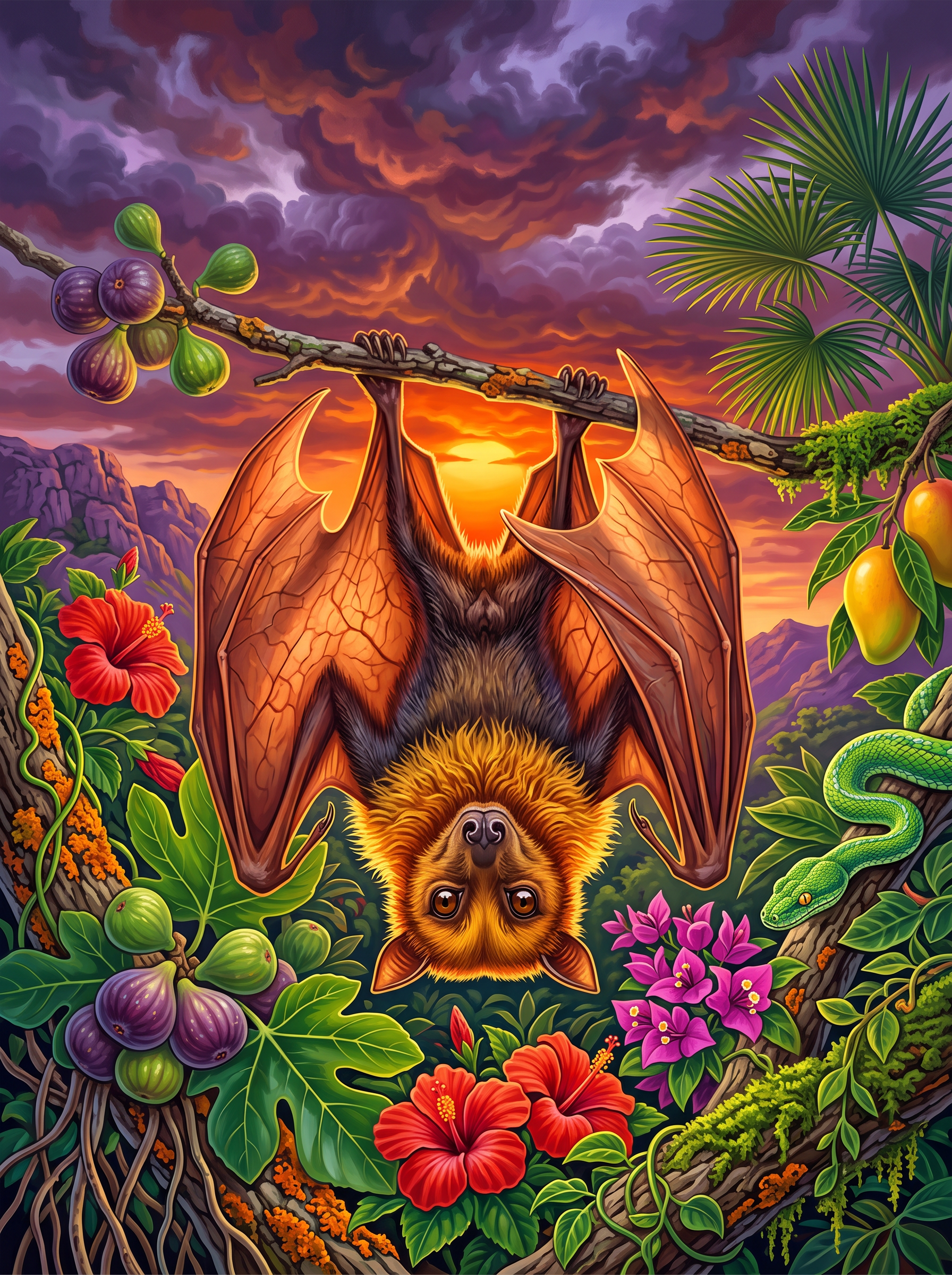 Fruit Bat and the Fig Tree