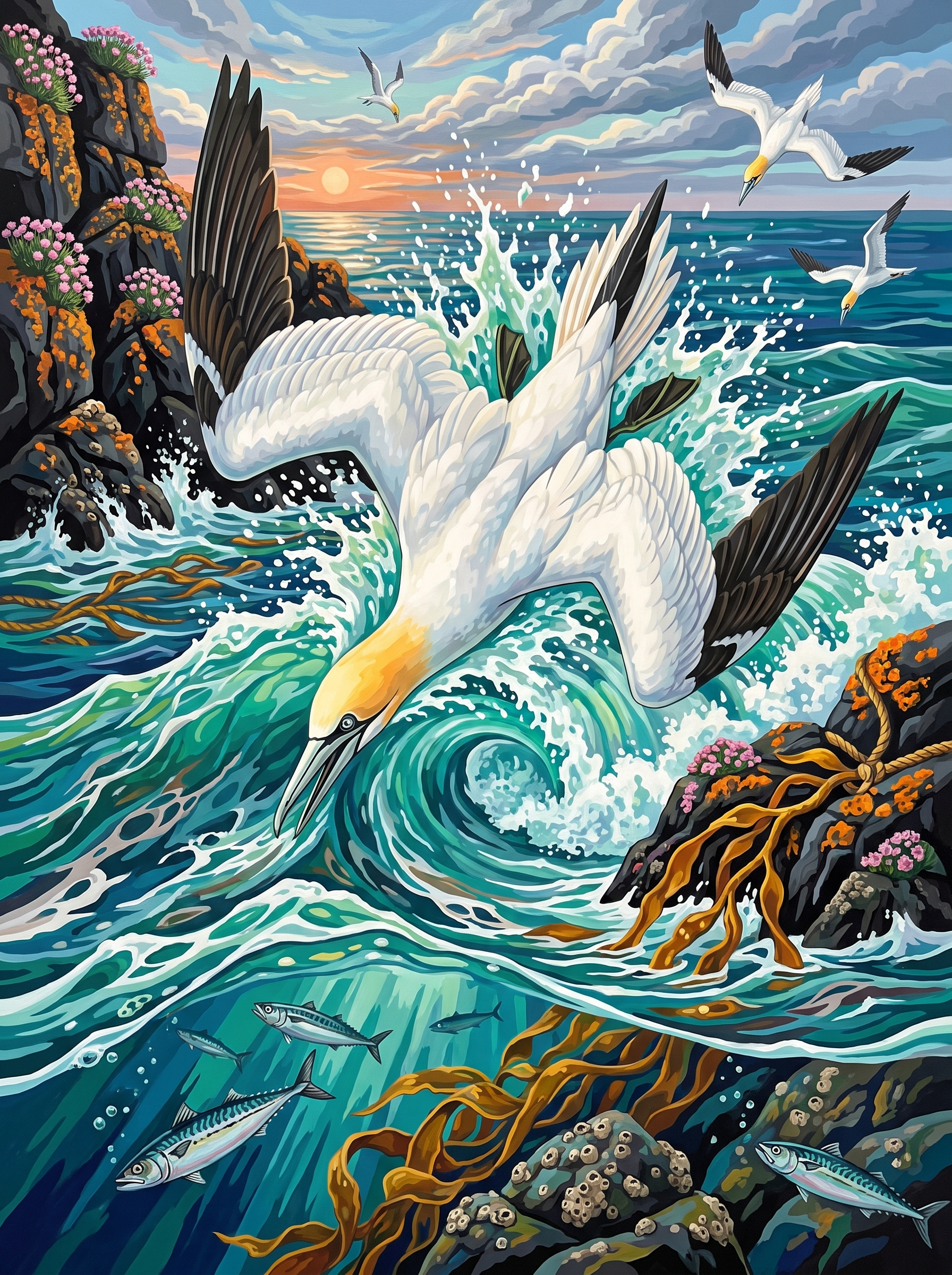 The Gannet Goes In