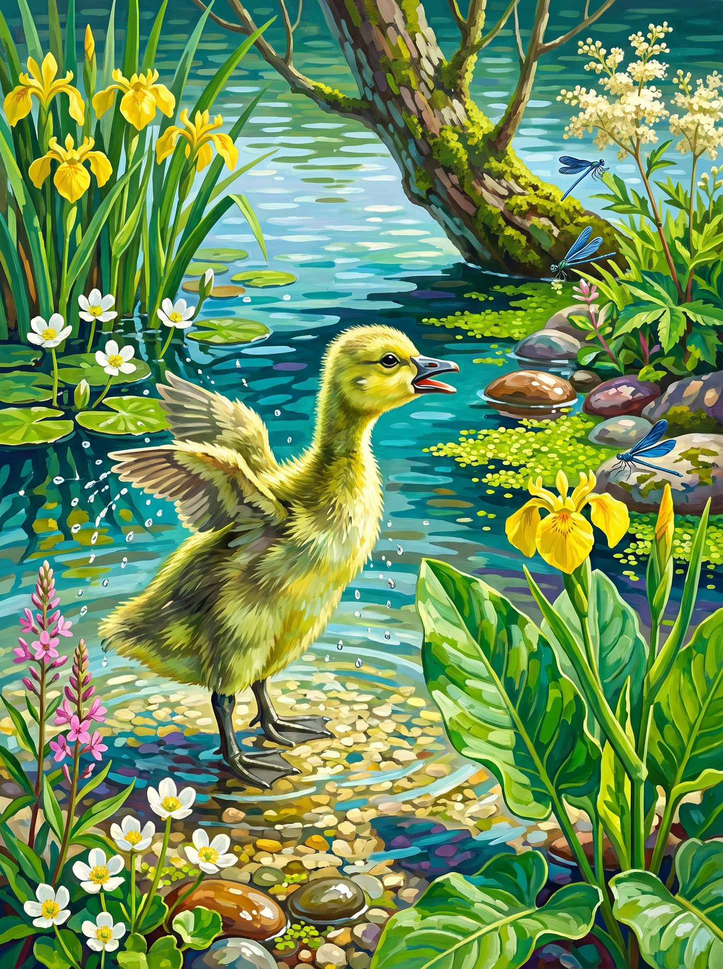 The Gosling Tries His Wings