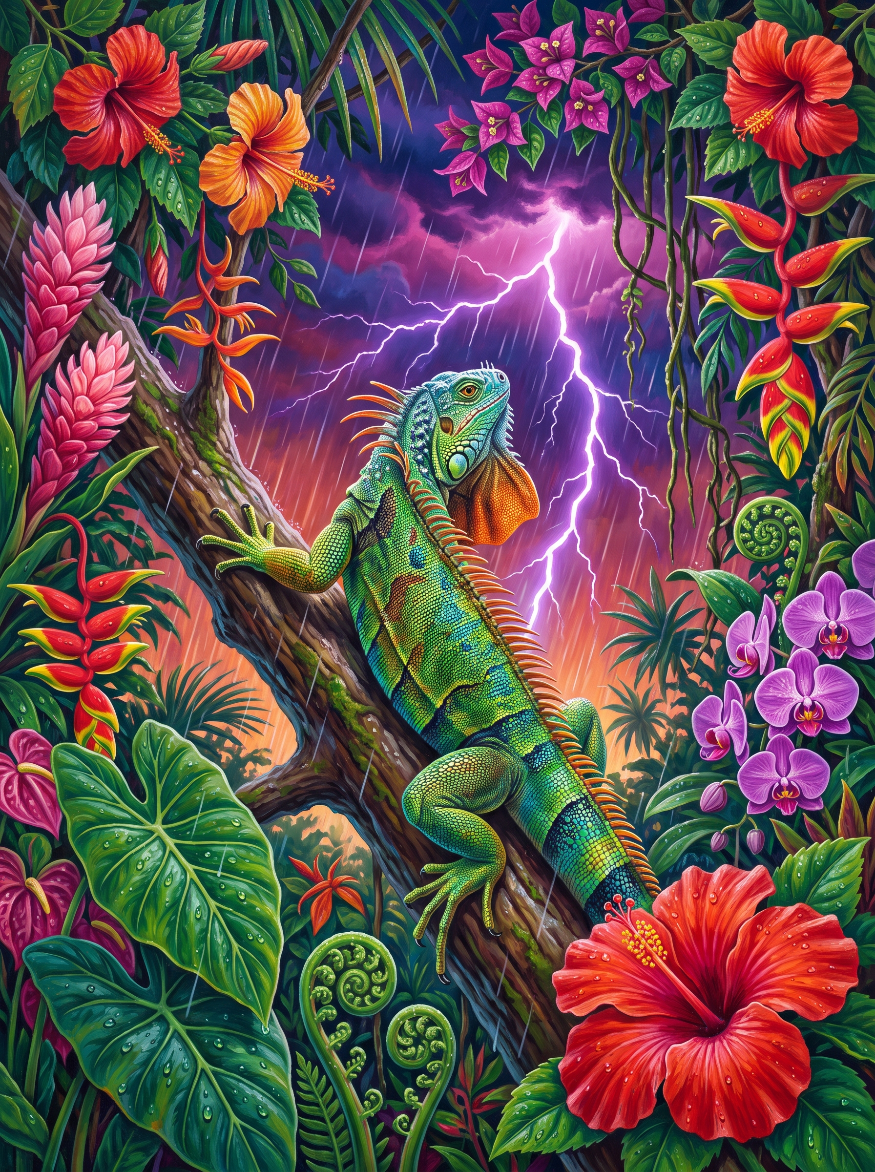 Green Iguana, Sky Cracking