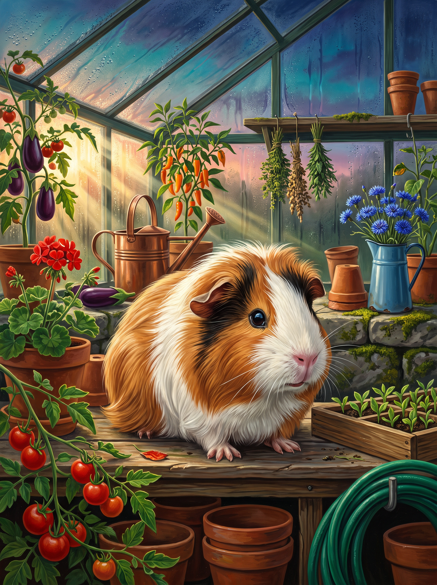 Guinea Pig Among the Tomatoes