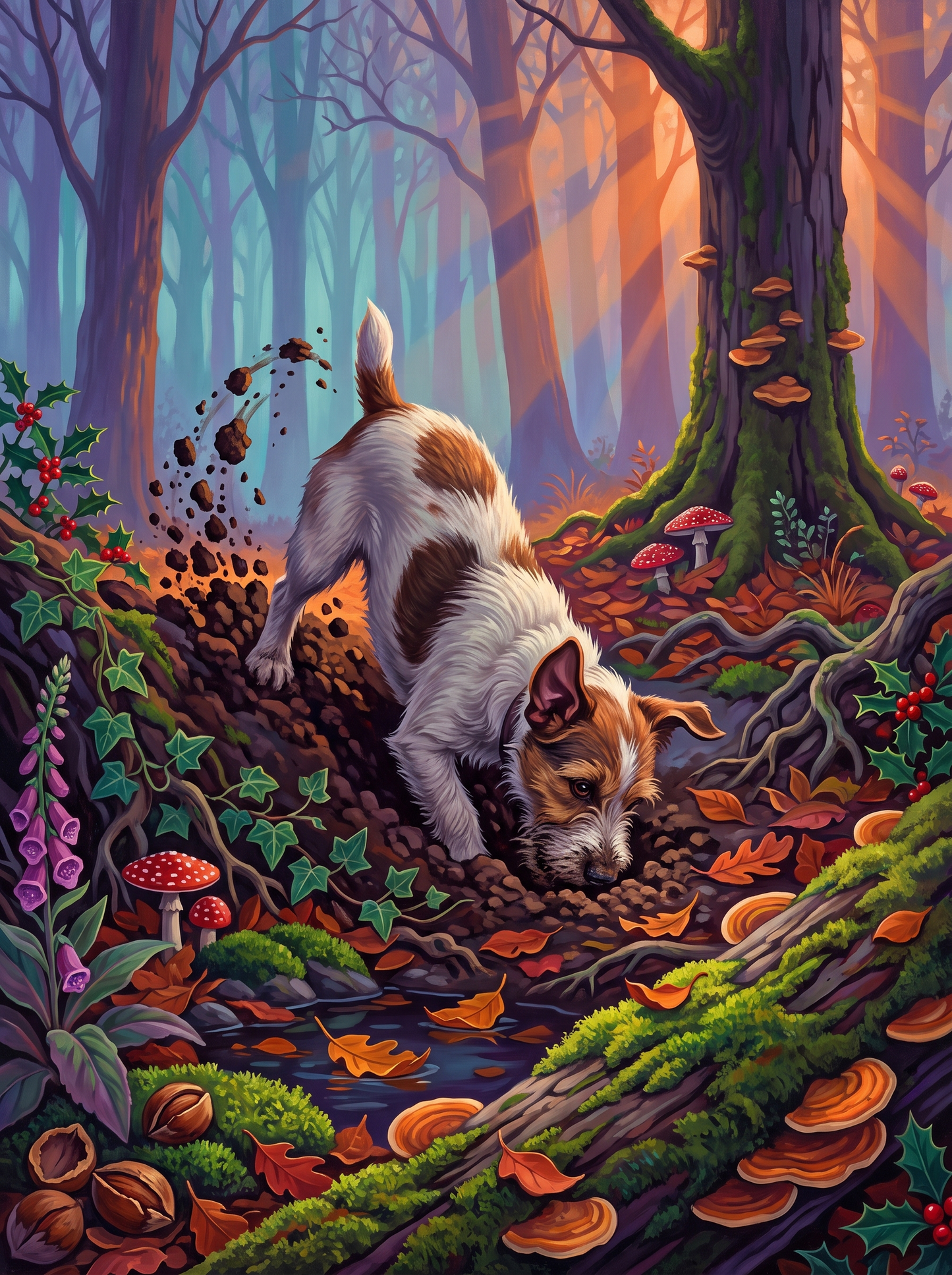 Jack Russell, Nose Down