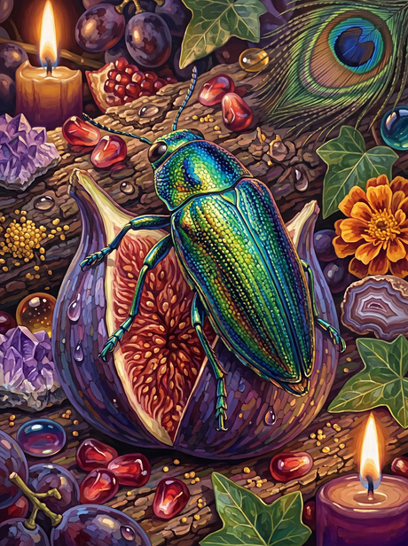 Jewel Beetle by Candlelight
