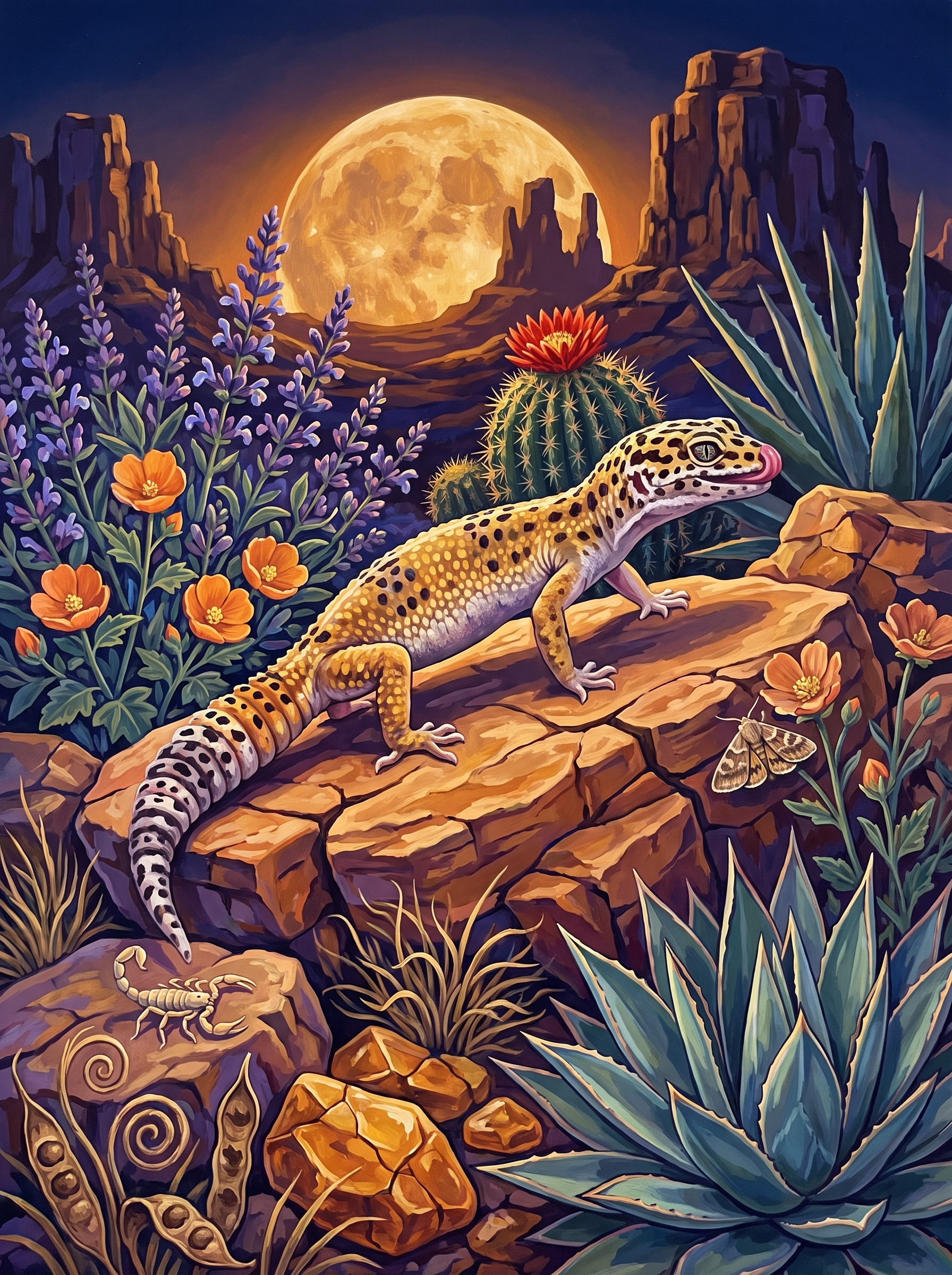 Leopard Gecko, Desert Moon