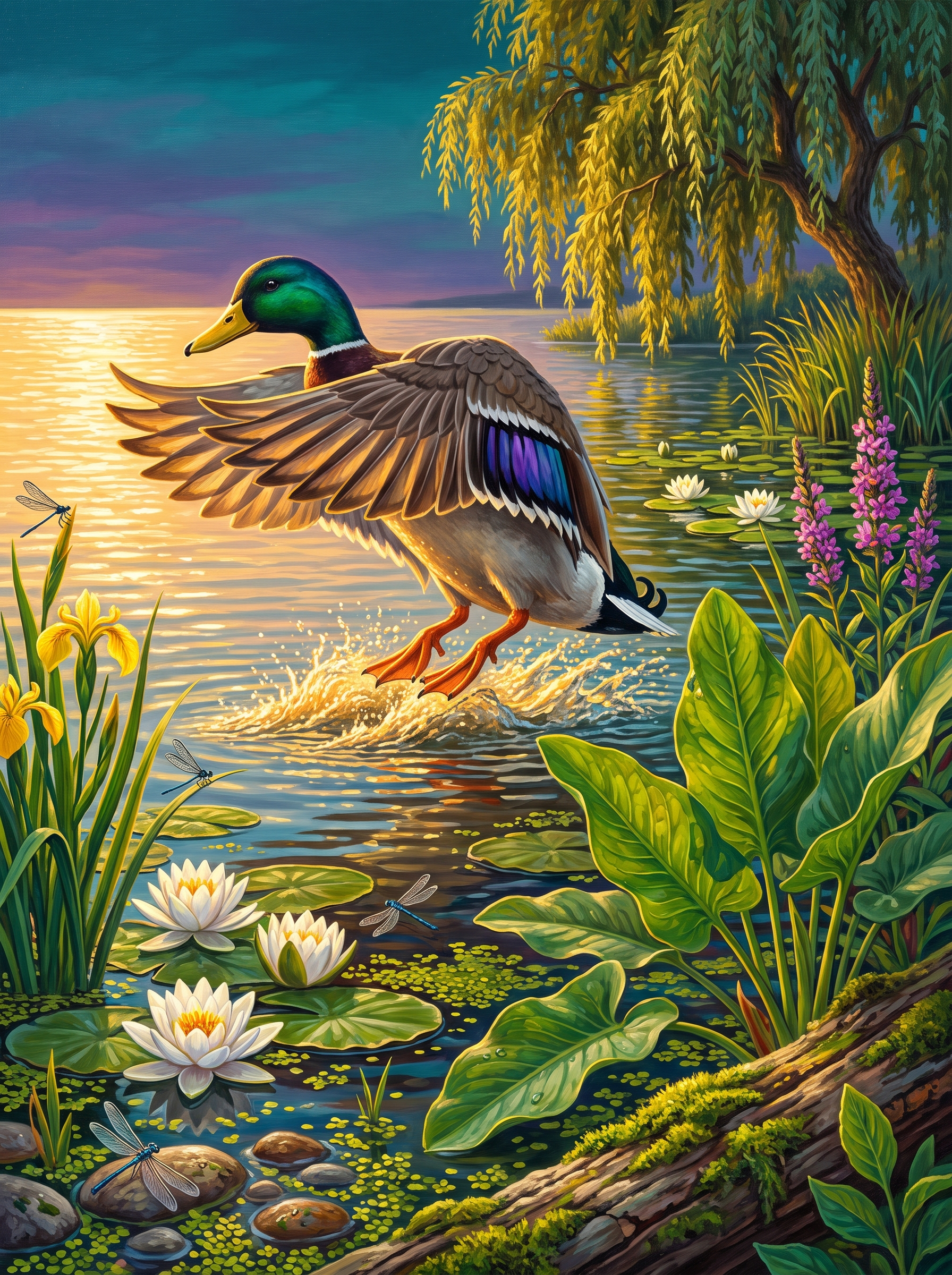 The Mallard Comes In