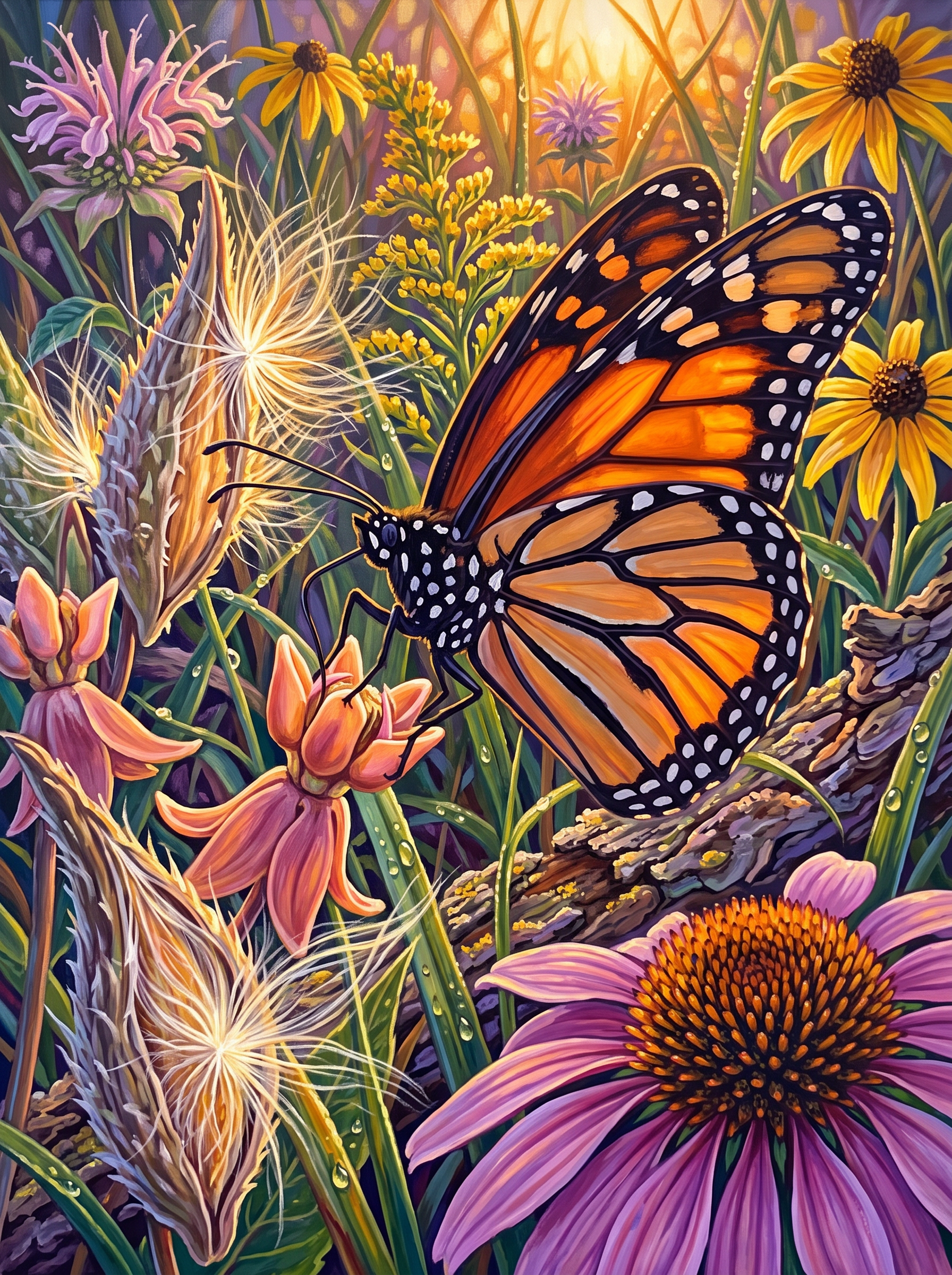 Monarch on the Coneflower