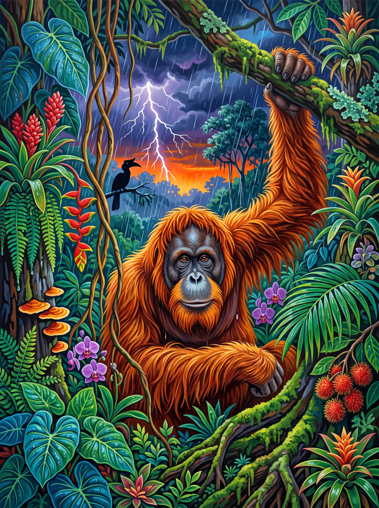 Orangutan, Vine to Vine