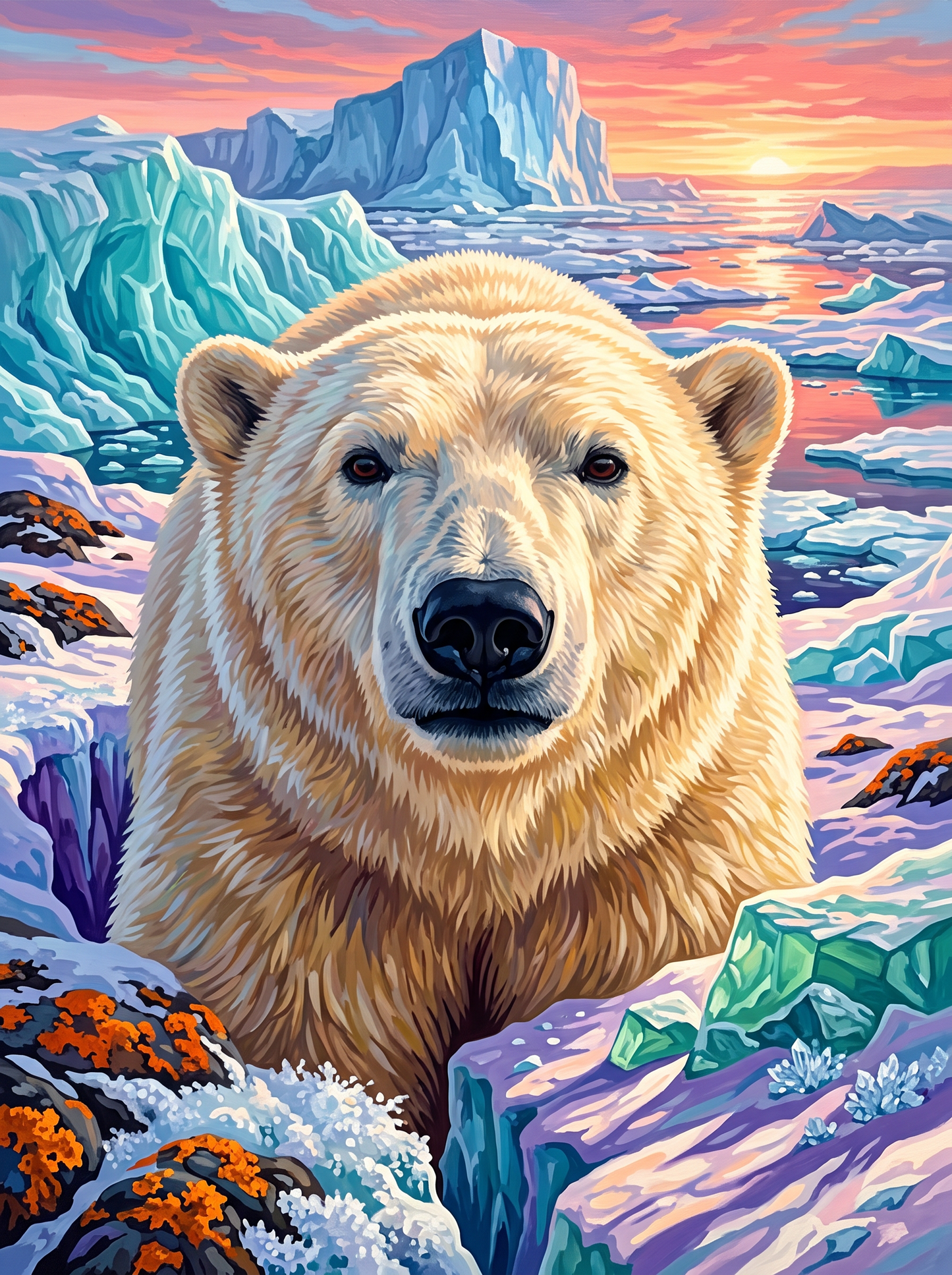 Polar Bear at First Light