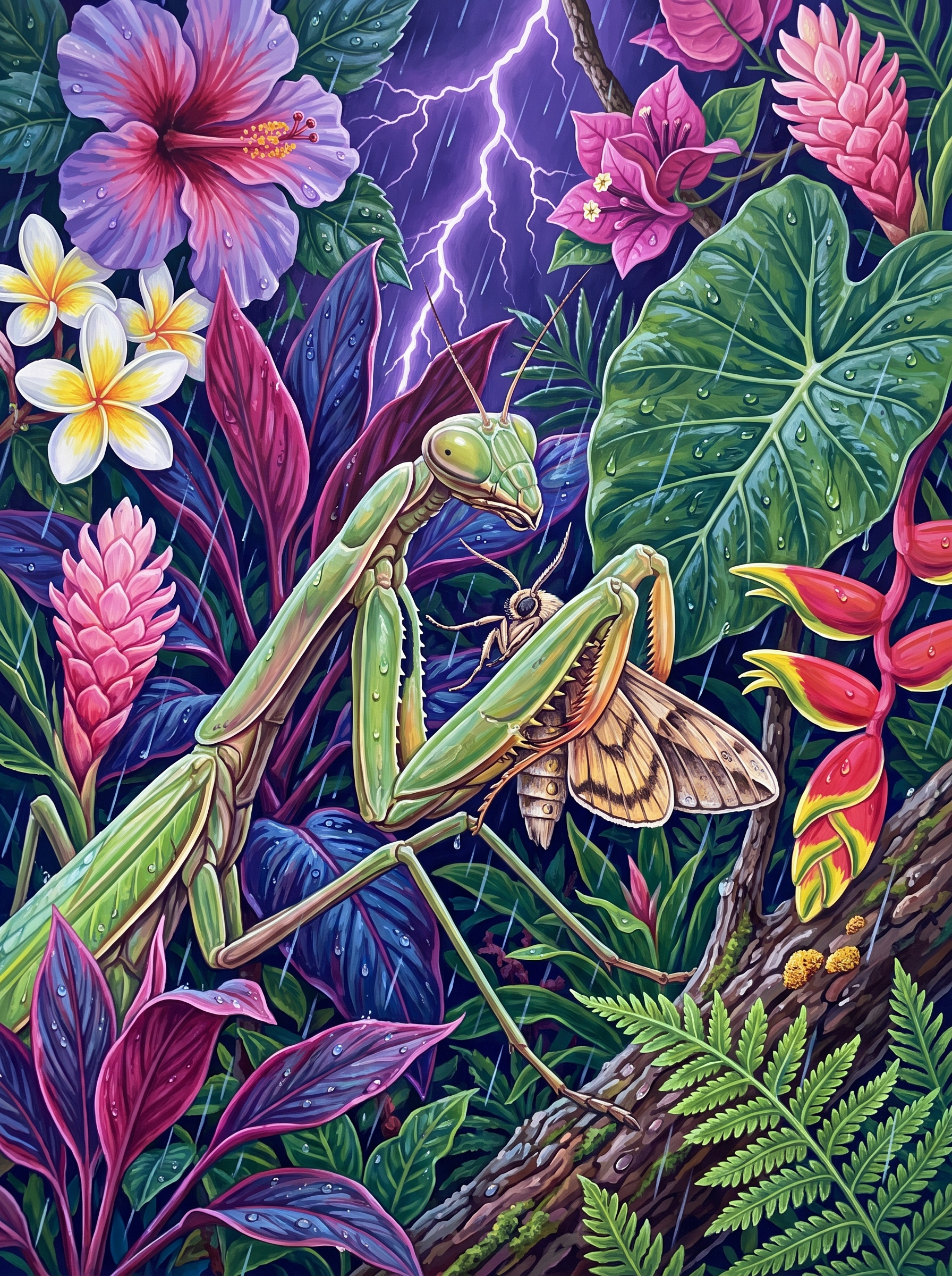 Praying Mantis, Supper Caught