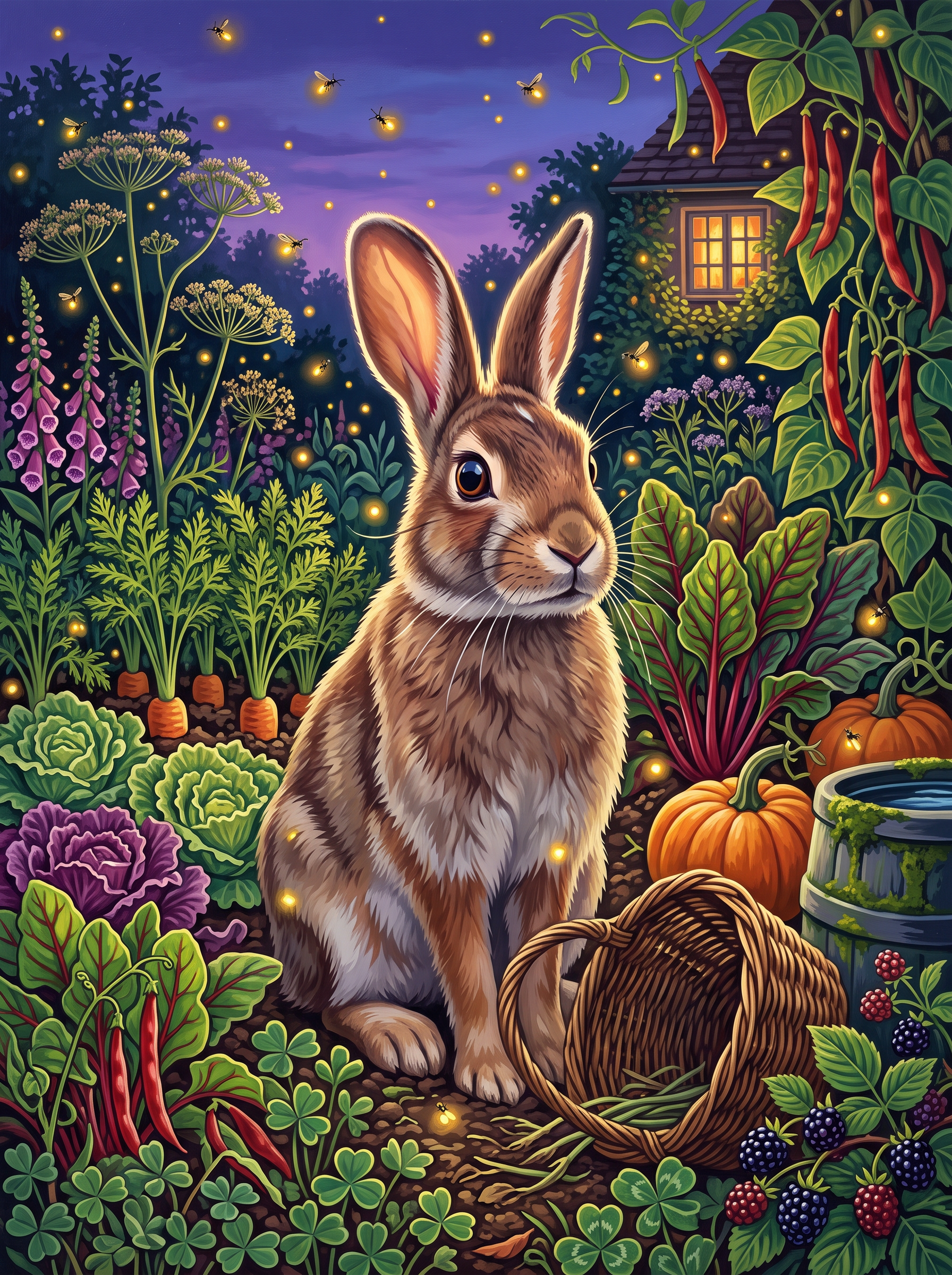 Rabbit in the Allotment