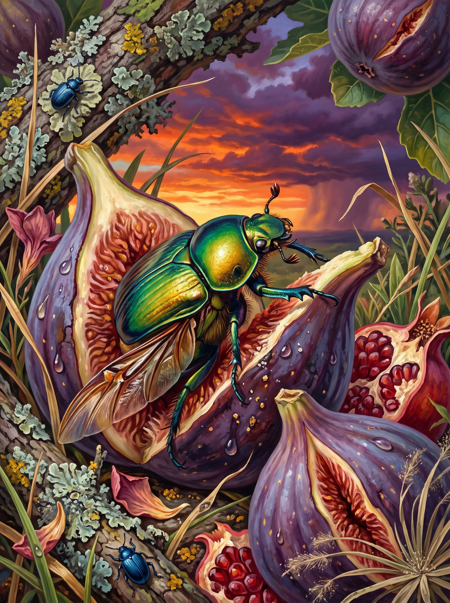 Scarab Among the Figs