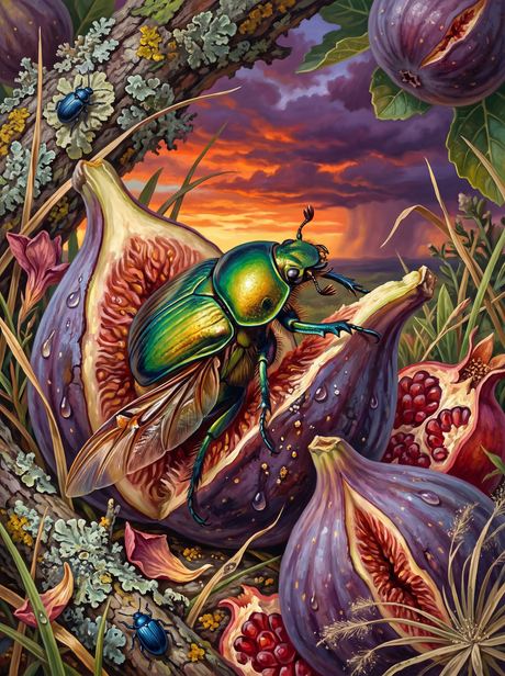 Scarab Among the Figs