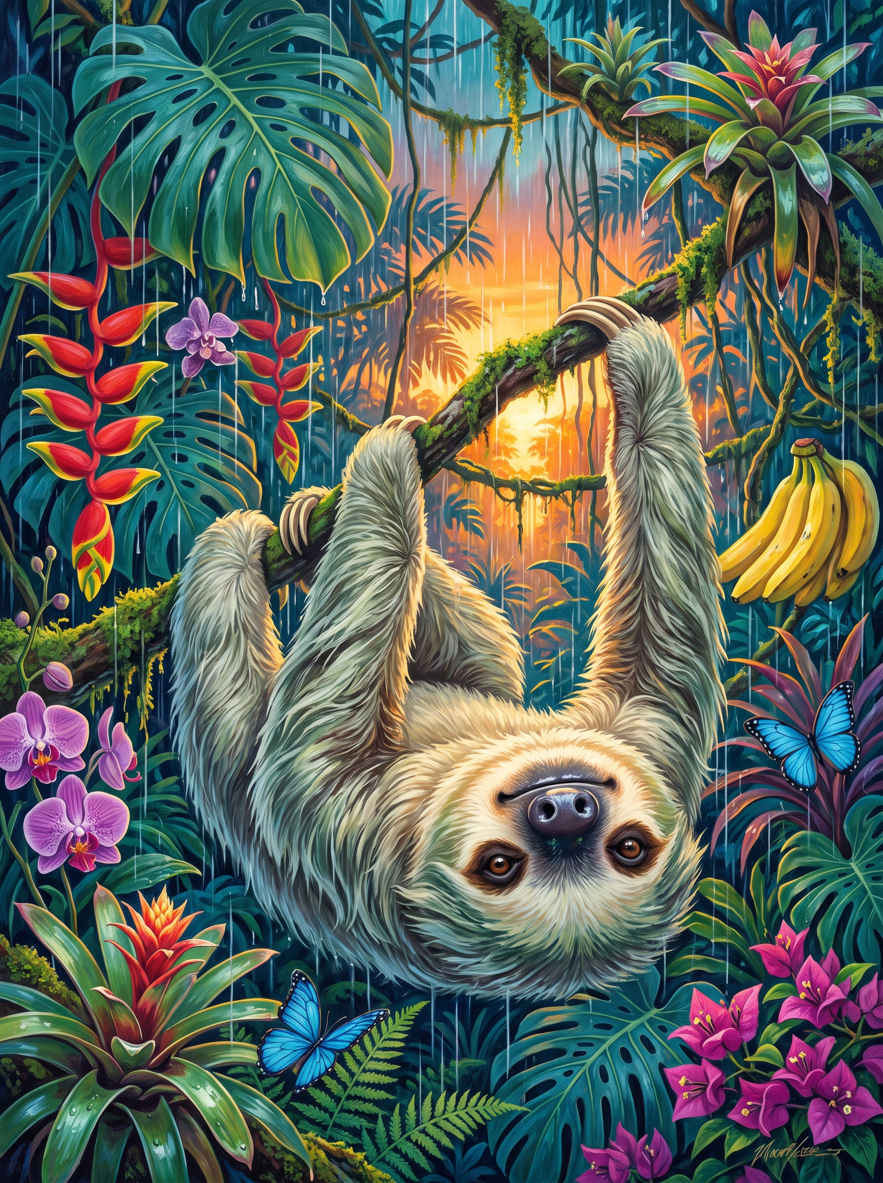 The Sloth Is in No Hurry