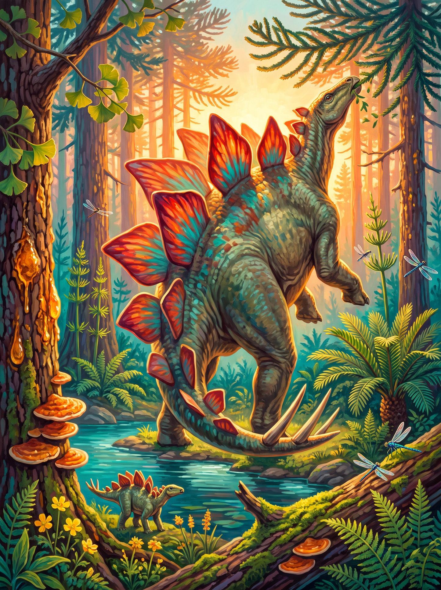 Stegosaurus in the Shallows
