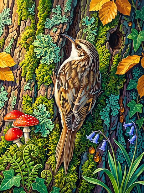 The Treecreeper Spirals Up