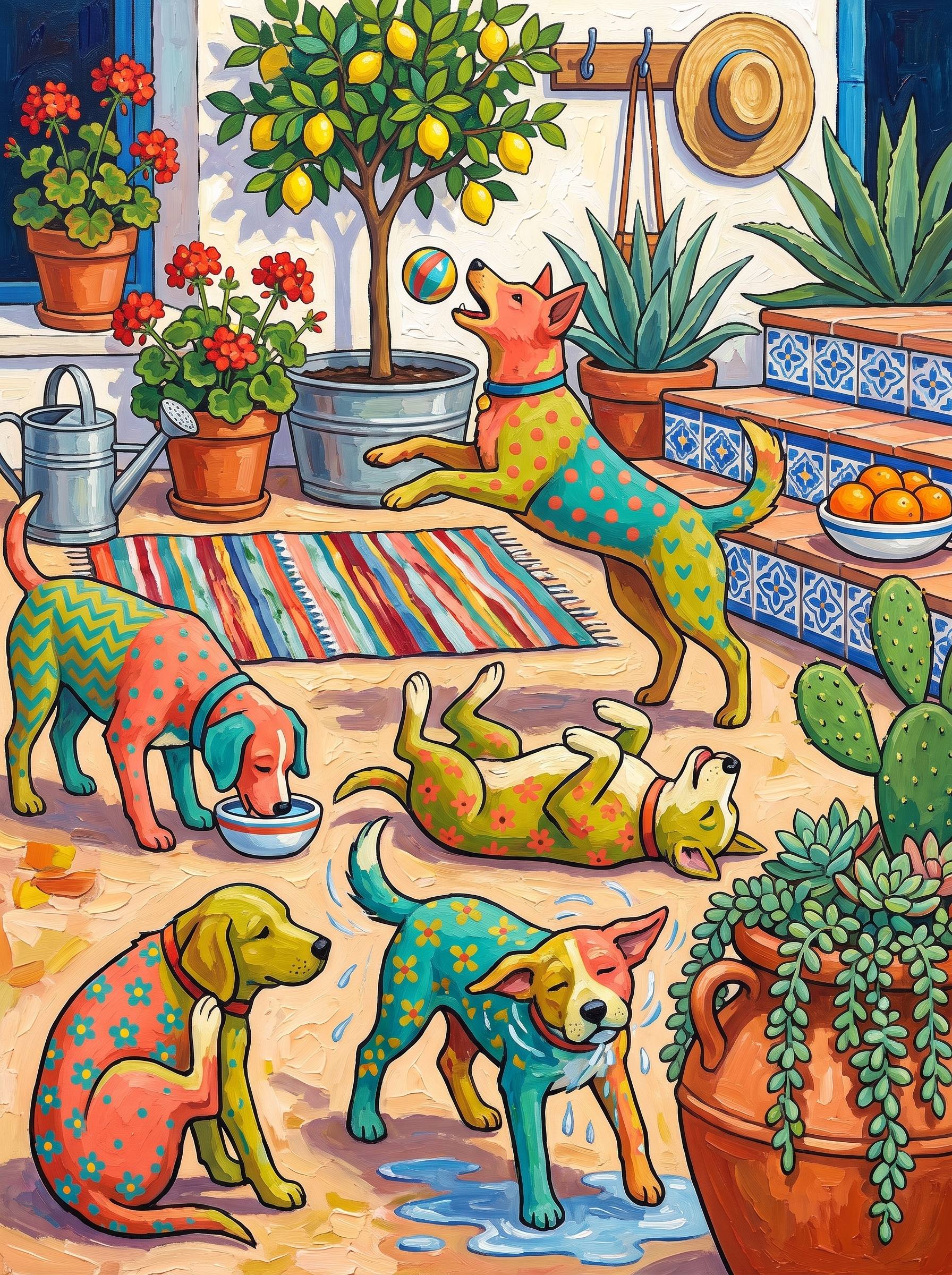 Patchwork Dogs, Long Afternoon