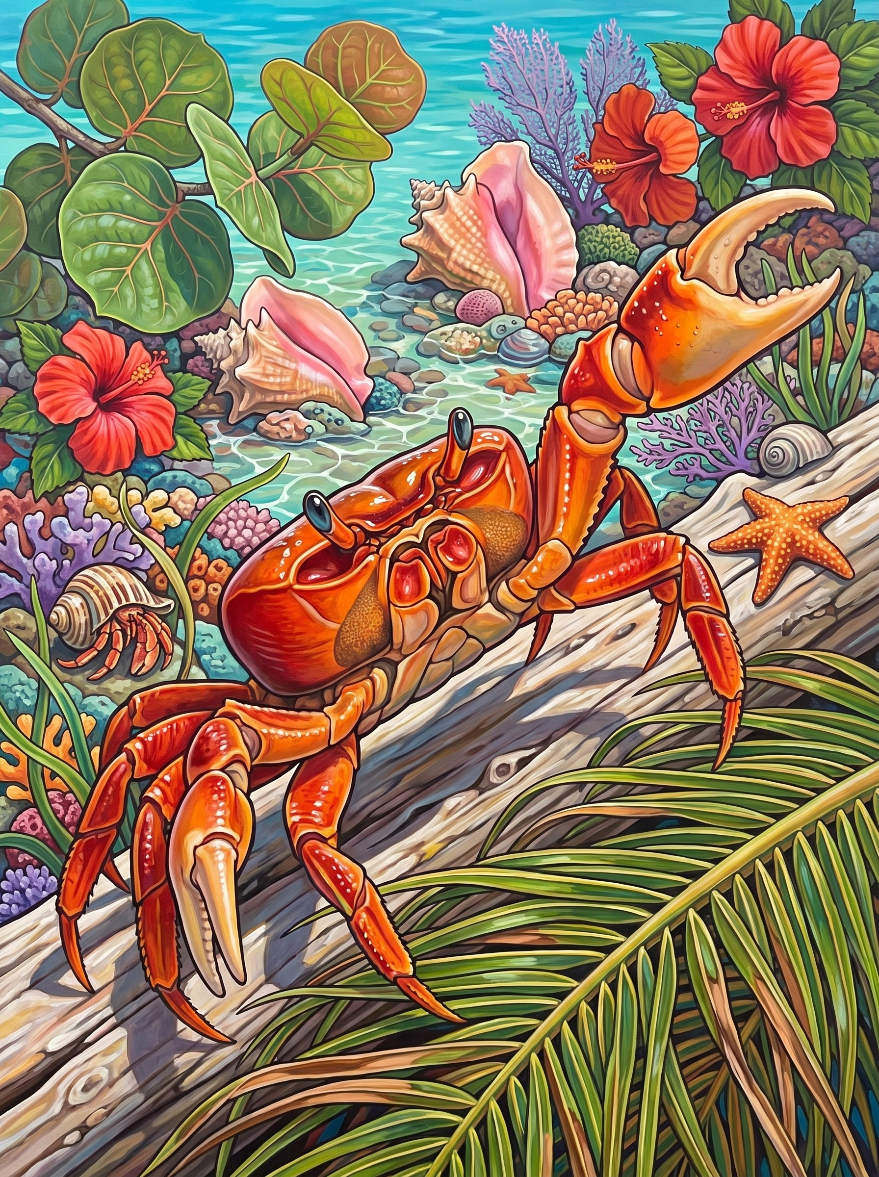The Crab Comes Ashore