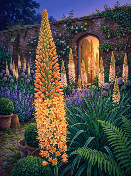 Foxtail Lilies at Blue Hour