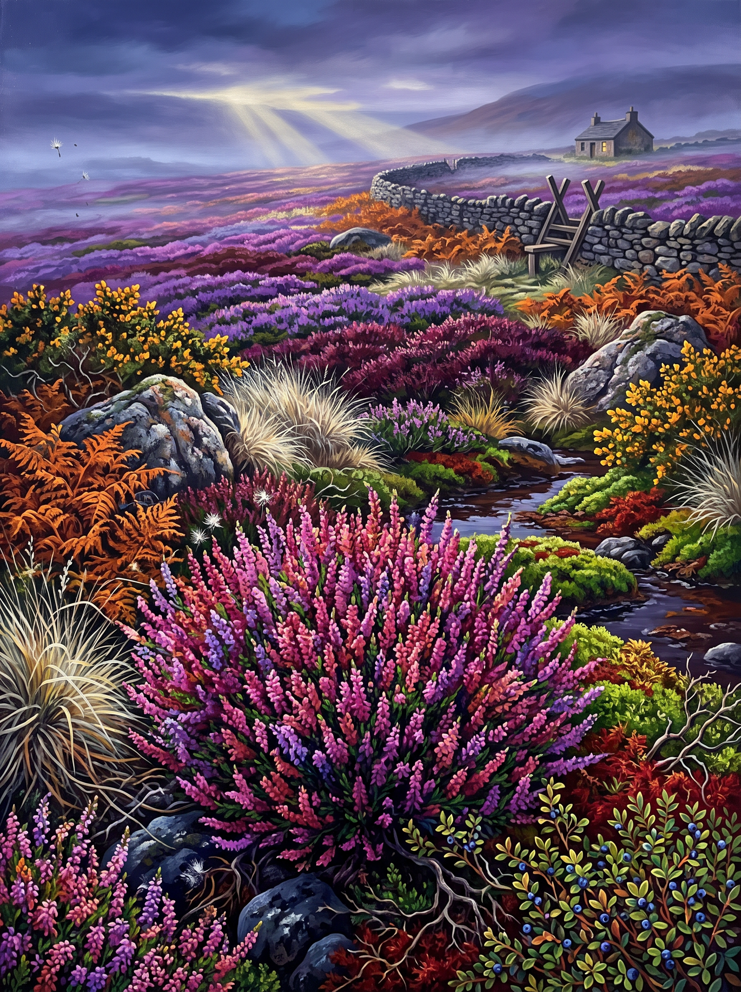 Heather on the Misty Moor