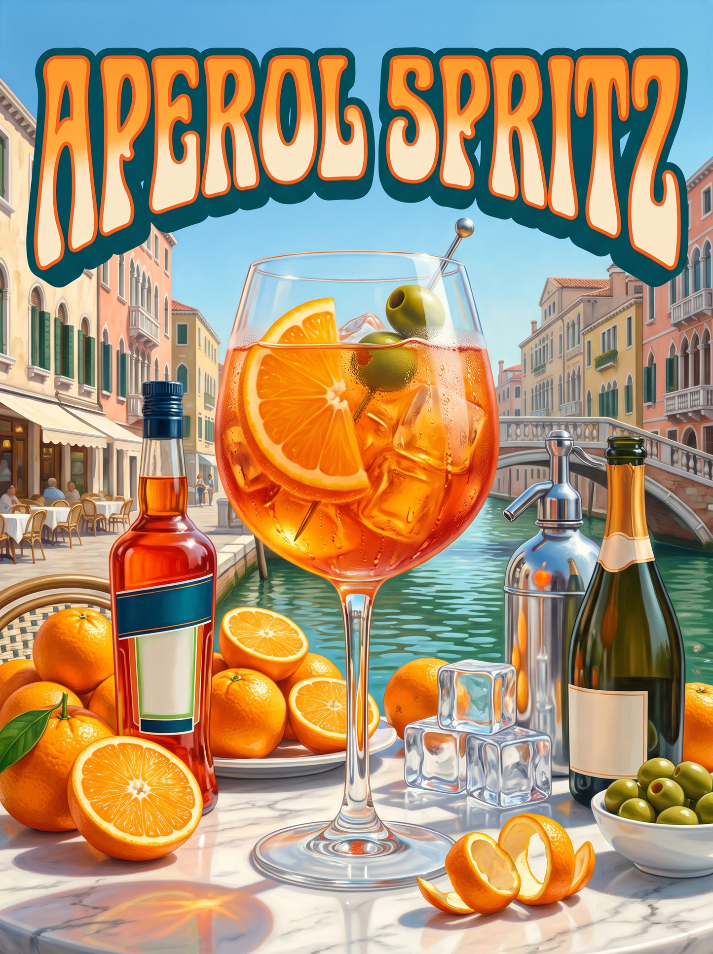 Aperol Spritz by the Venice Canal