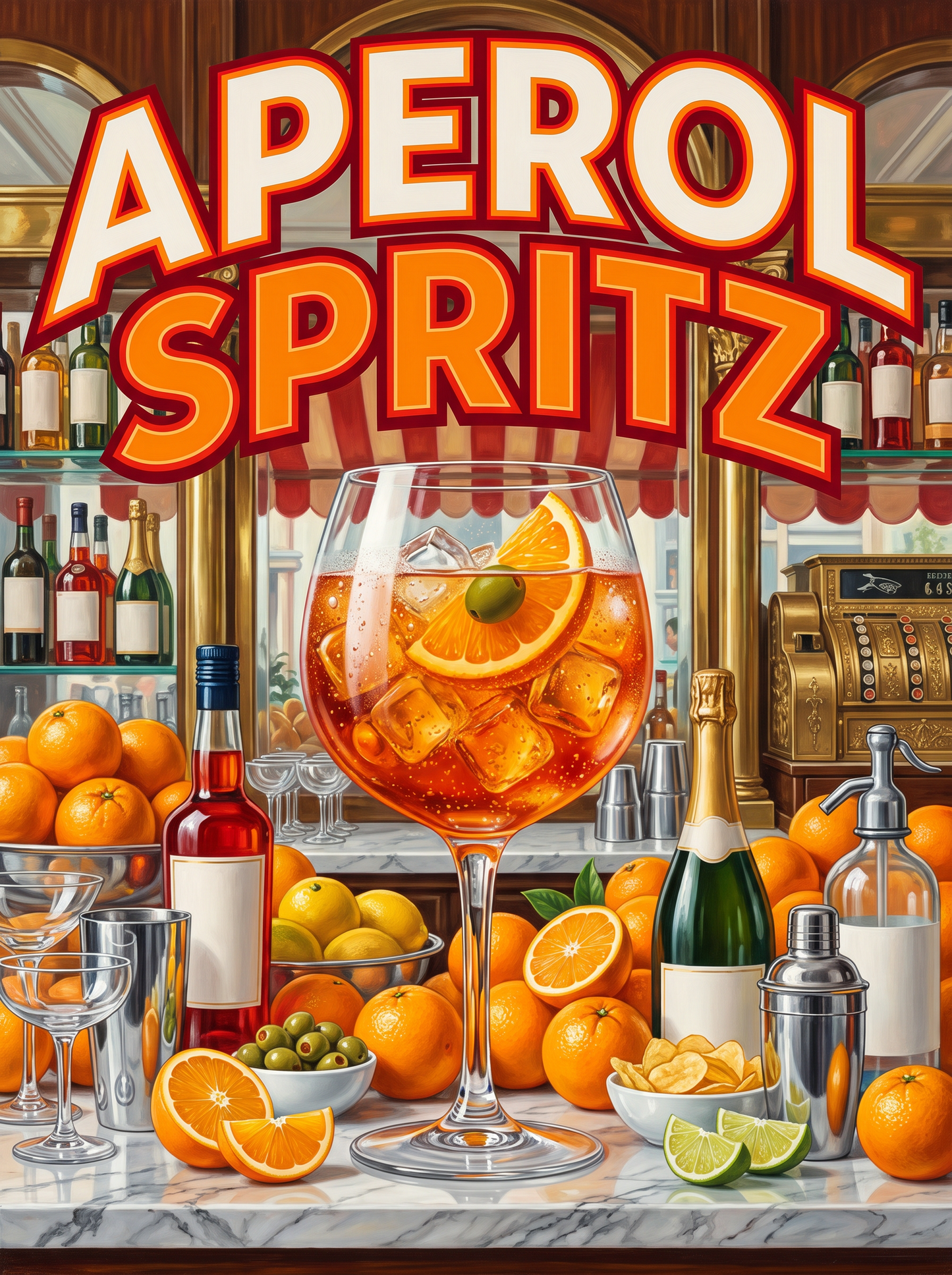 Aperol Spritz at Golden Hour