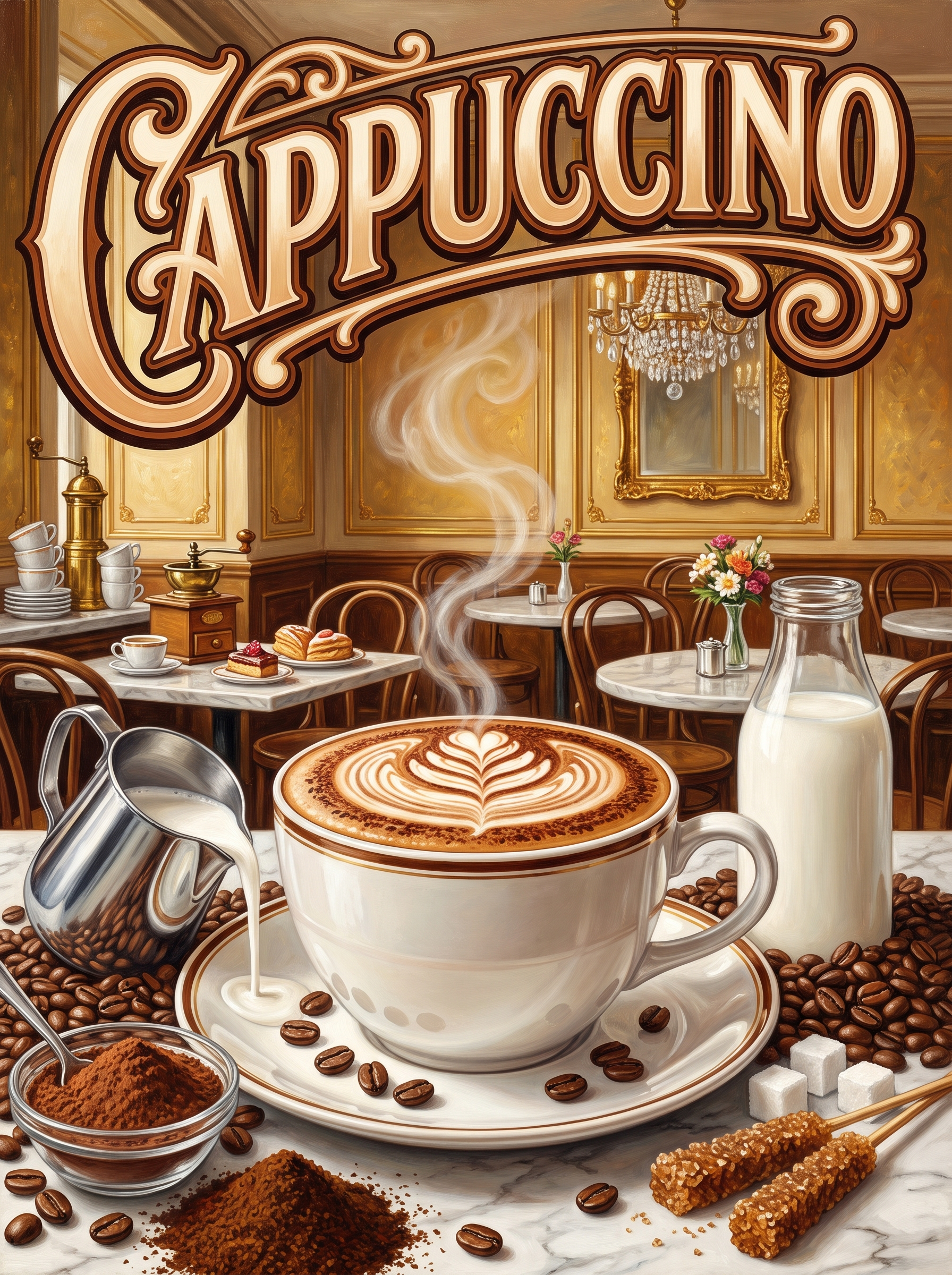 Cappuccino in the Grand Salon