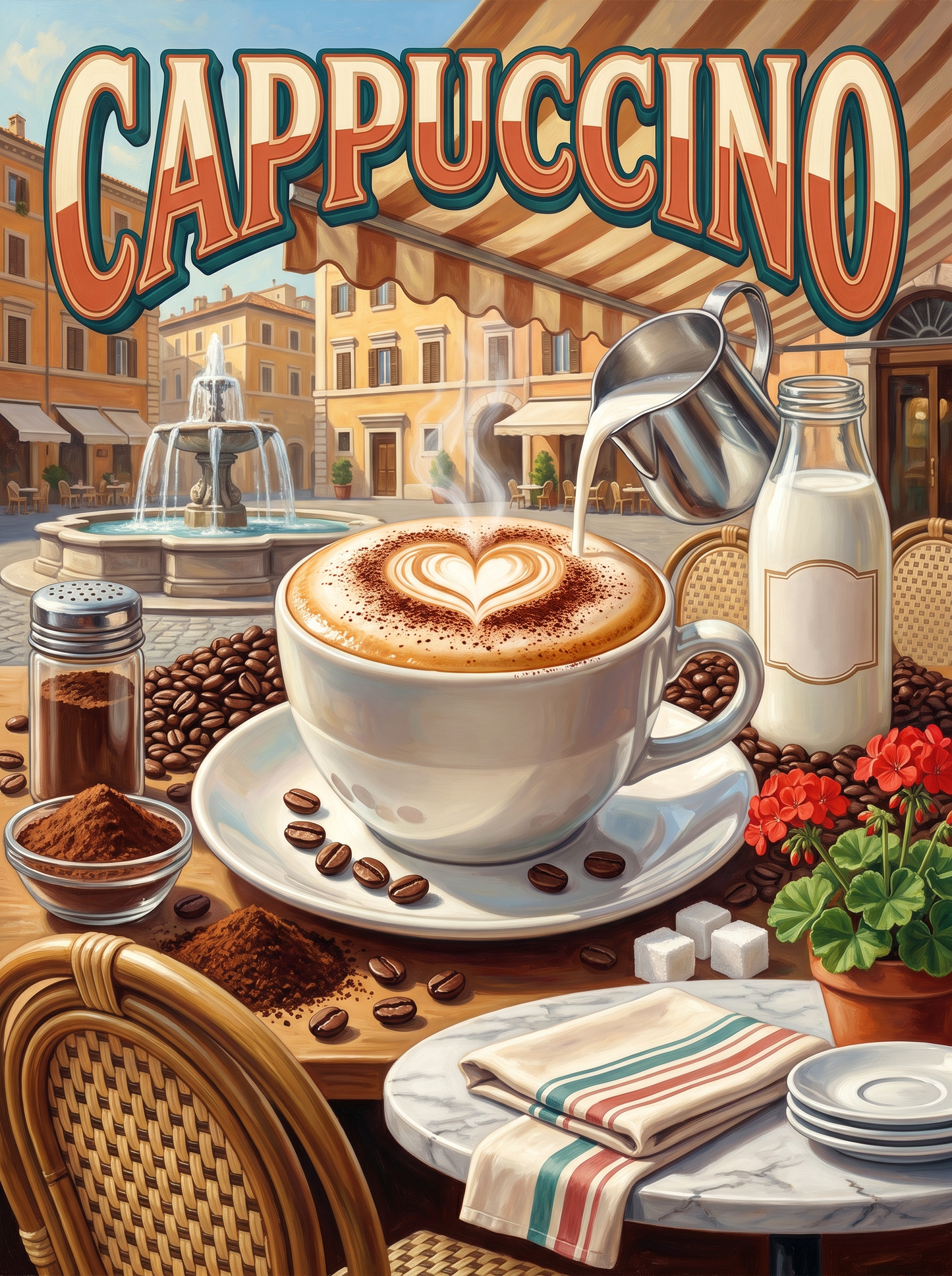 Cappuccino on the Piazza