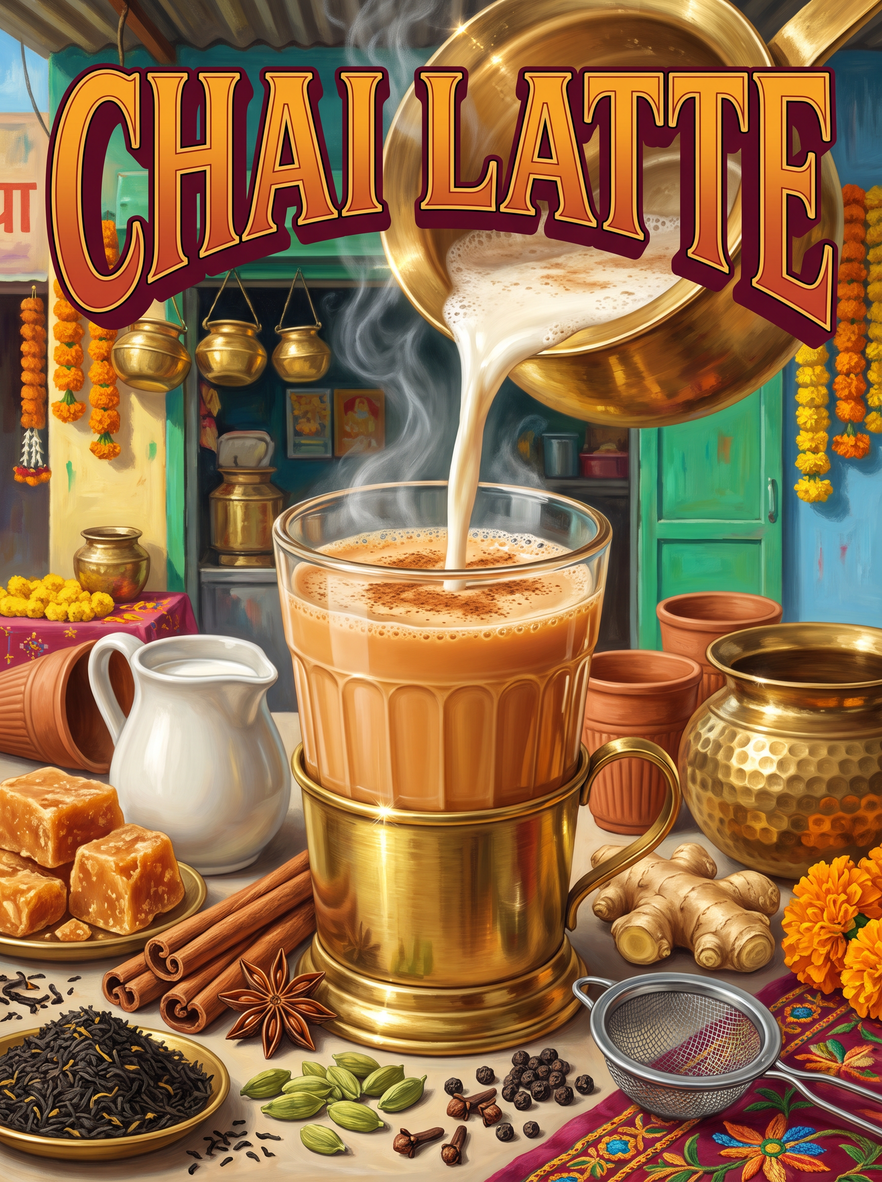Chai Latte at the Street Stall