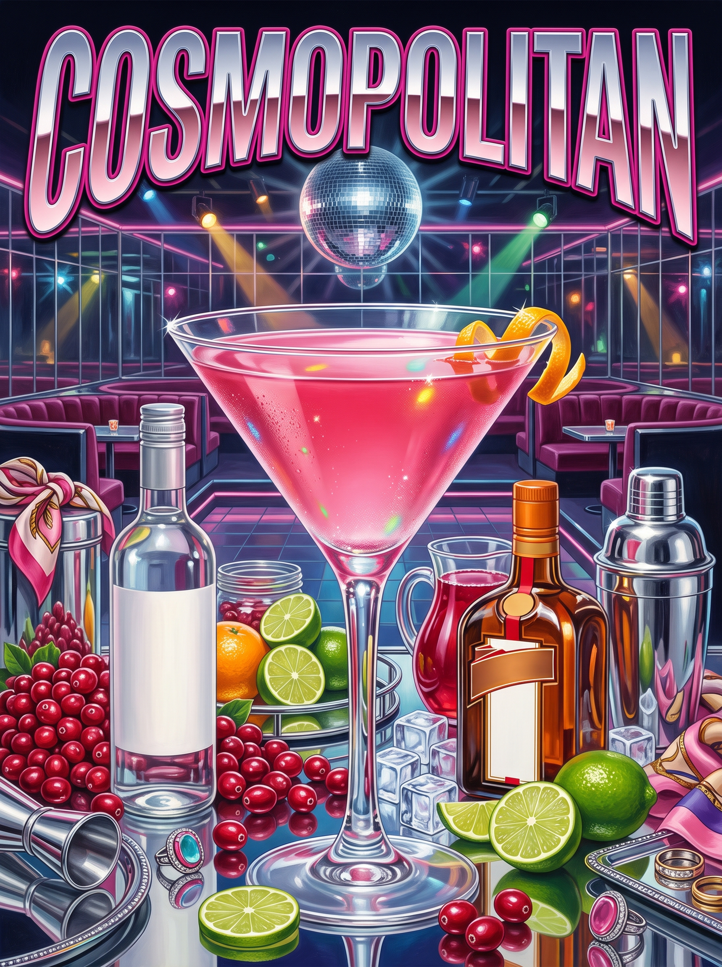 Cosmopolitan Under the Disco Ball