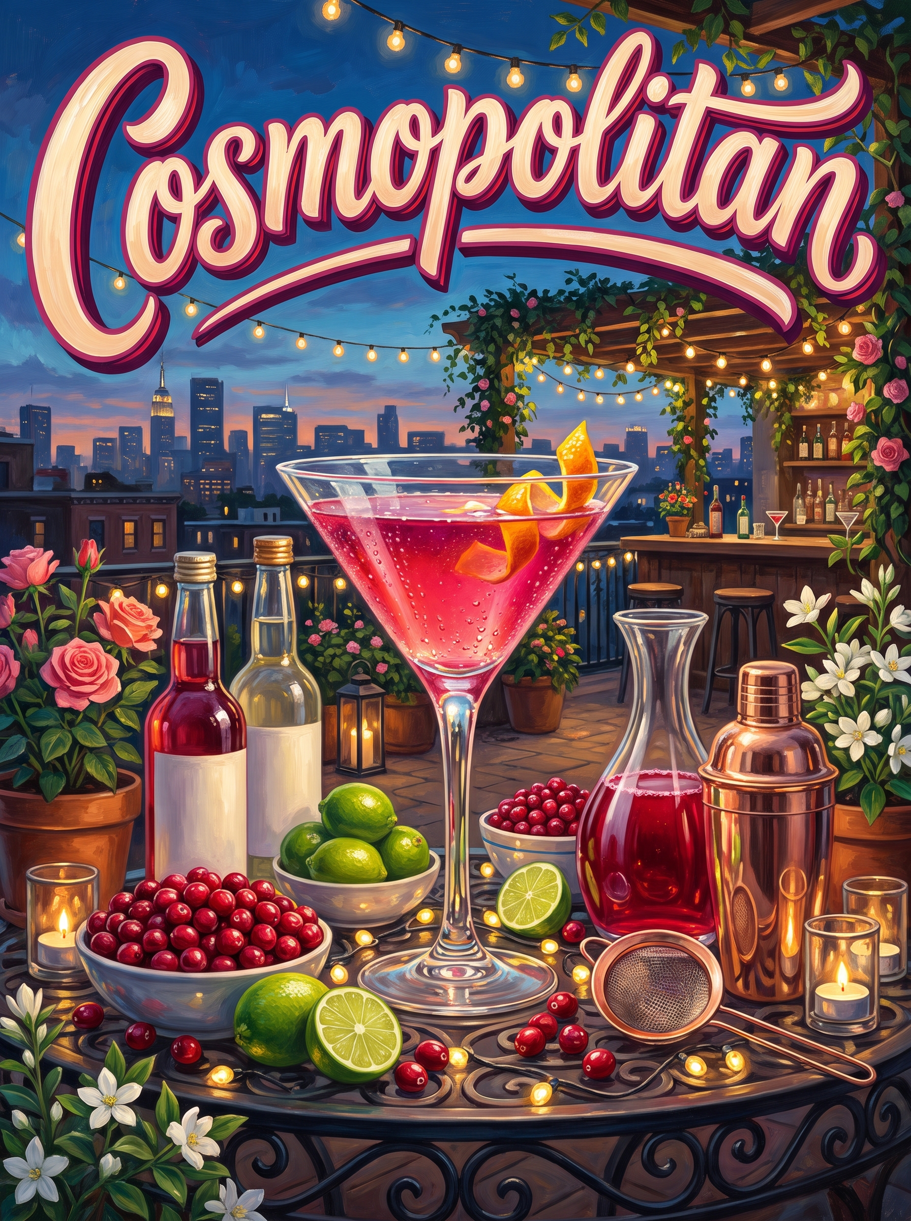 Cosmopolitan on the Rose Rooftop