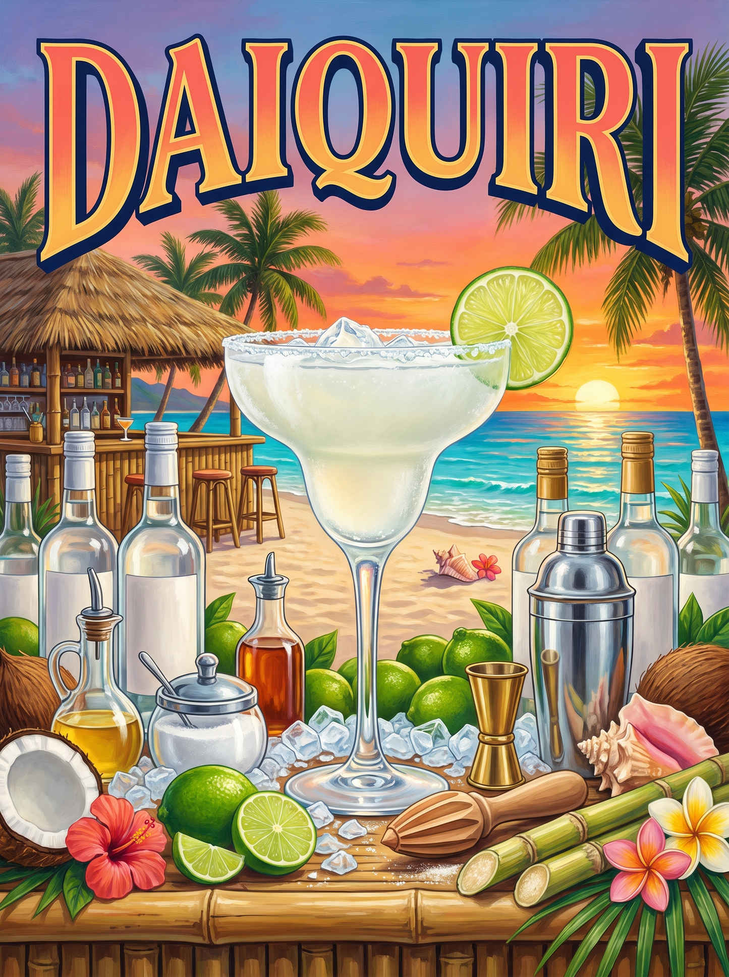 Daiquiri on the Sunset Shore