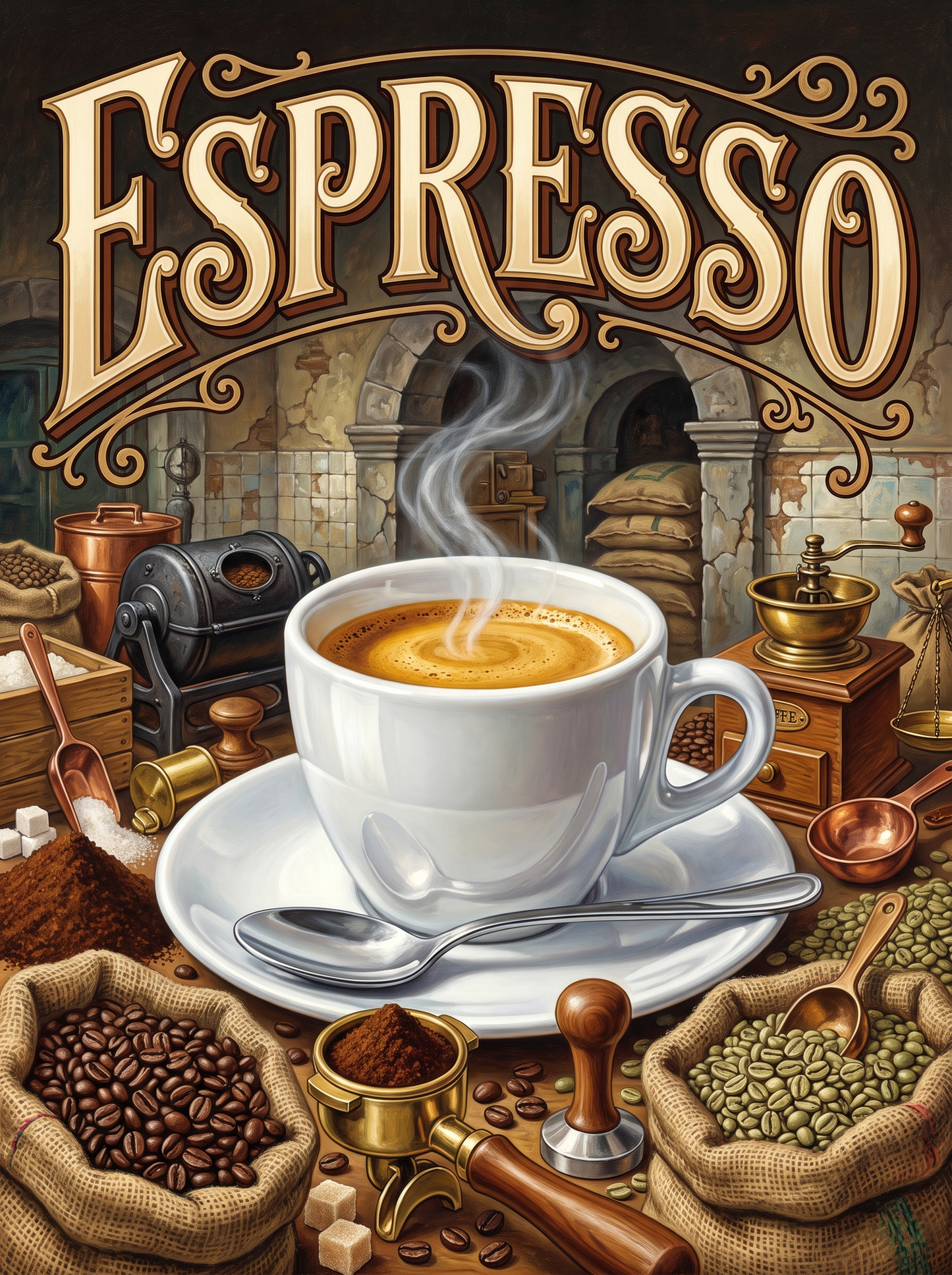 Espresso by the Roasting Oven