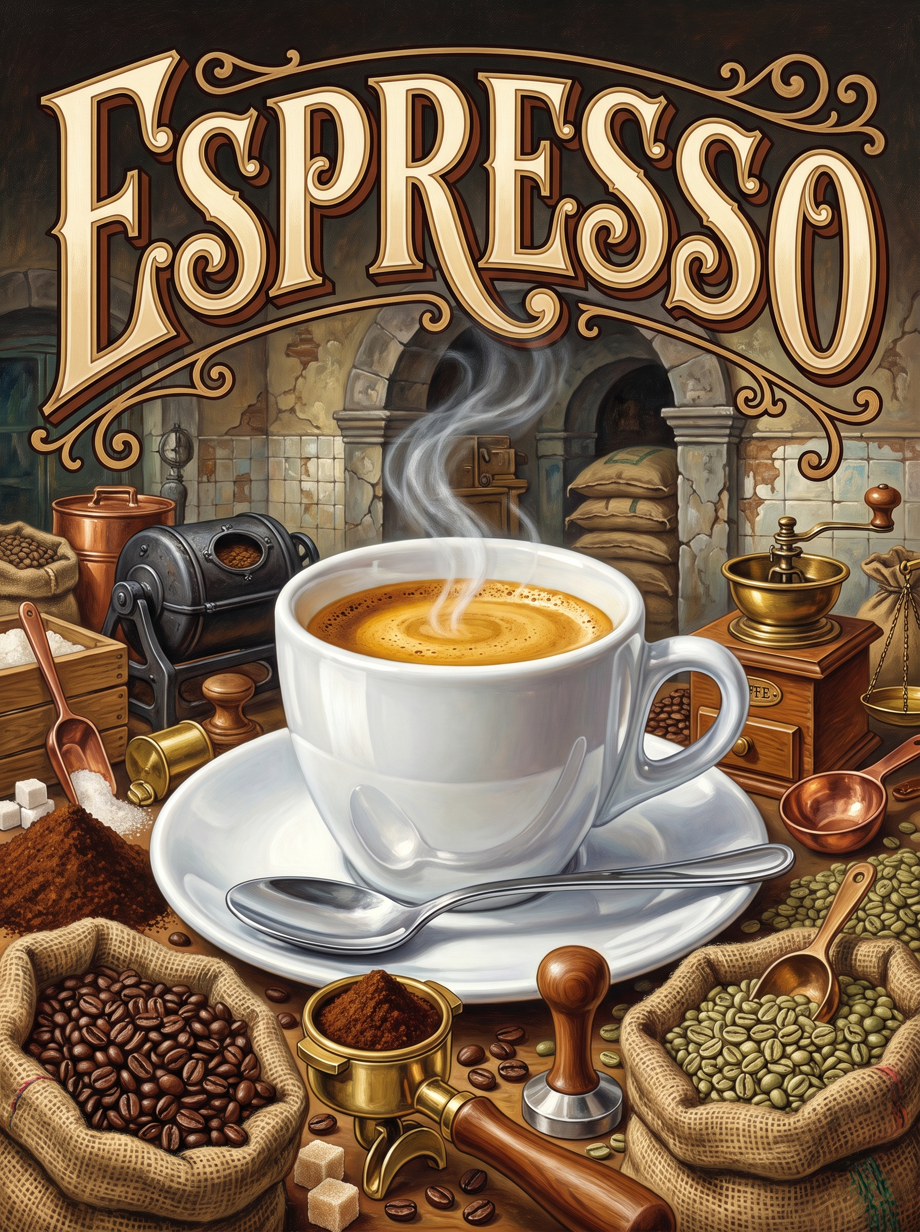 Espresso by the Roasting Oven