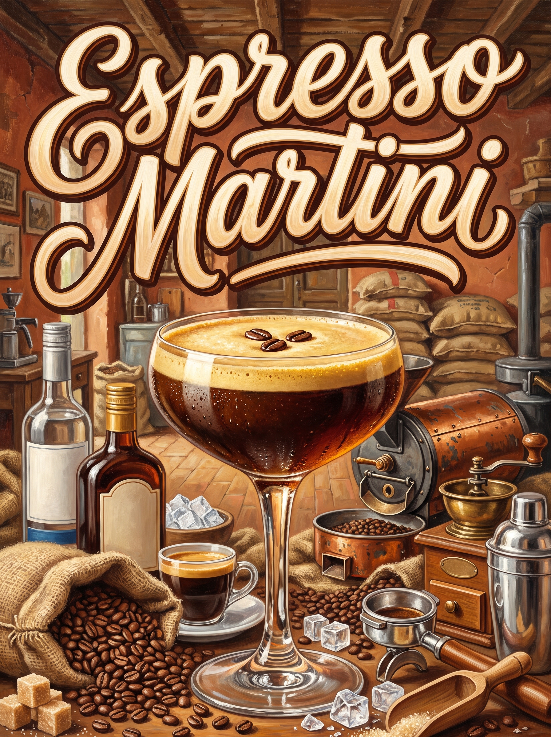 Espresso Martini, Signwriter's Gold